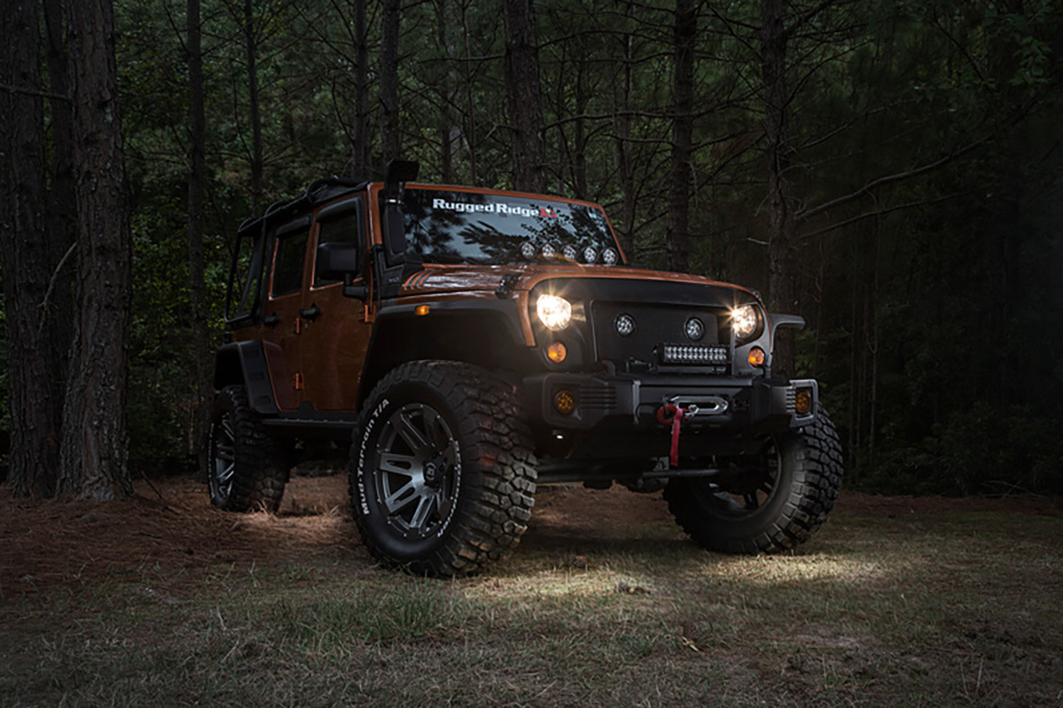 Rugged Ridge Led Rock Light Kit With Harness Quadratec