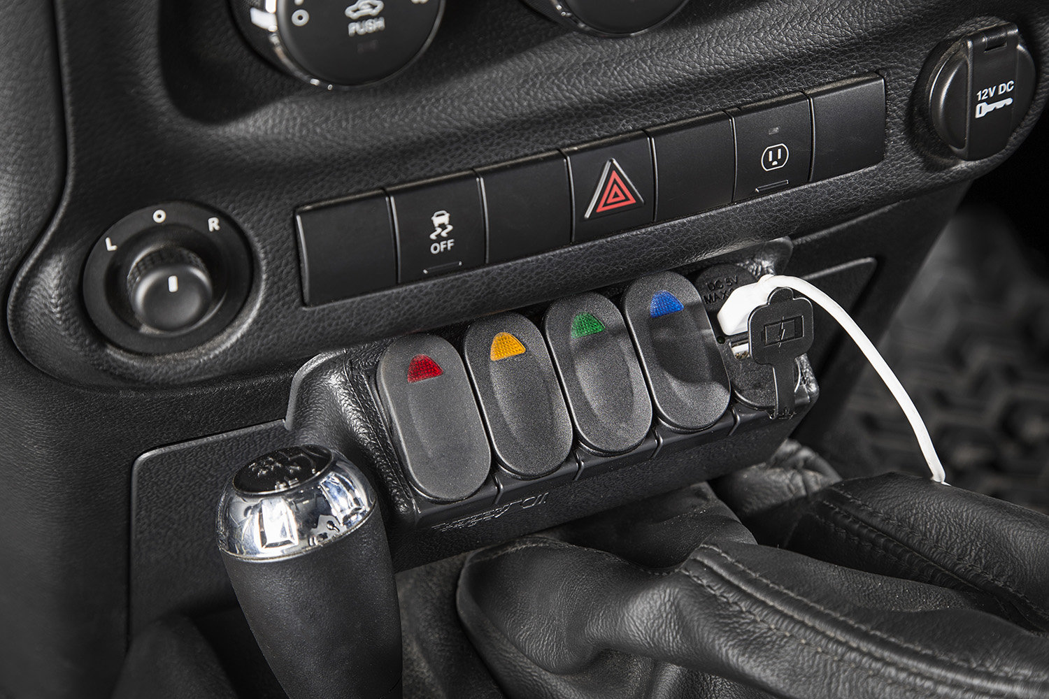 Rugged Ridge  Lower Switch Panel Kit with Switches for 11-18 Jeep  Wrangler JK | Quadratec