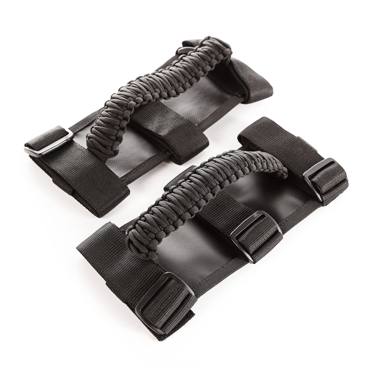 Gaizon 4 Pack Grab Handles For Jeep Wrangler & Gladiator - Paracord Roll Bar Handgrips Replacement 1955-2022 Models
