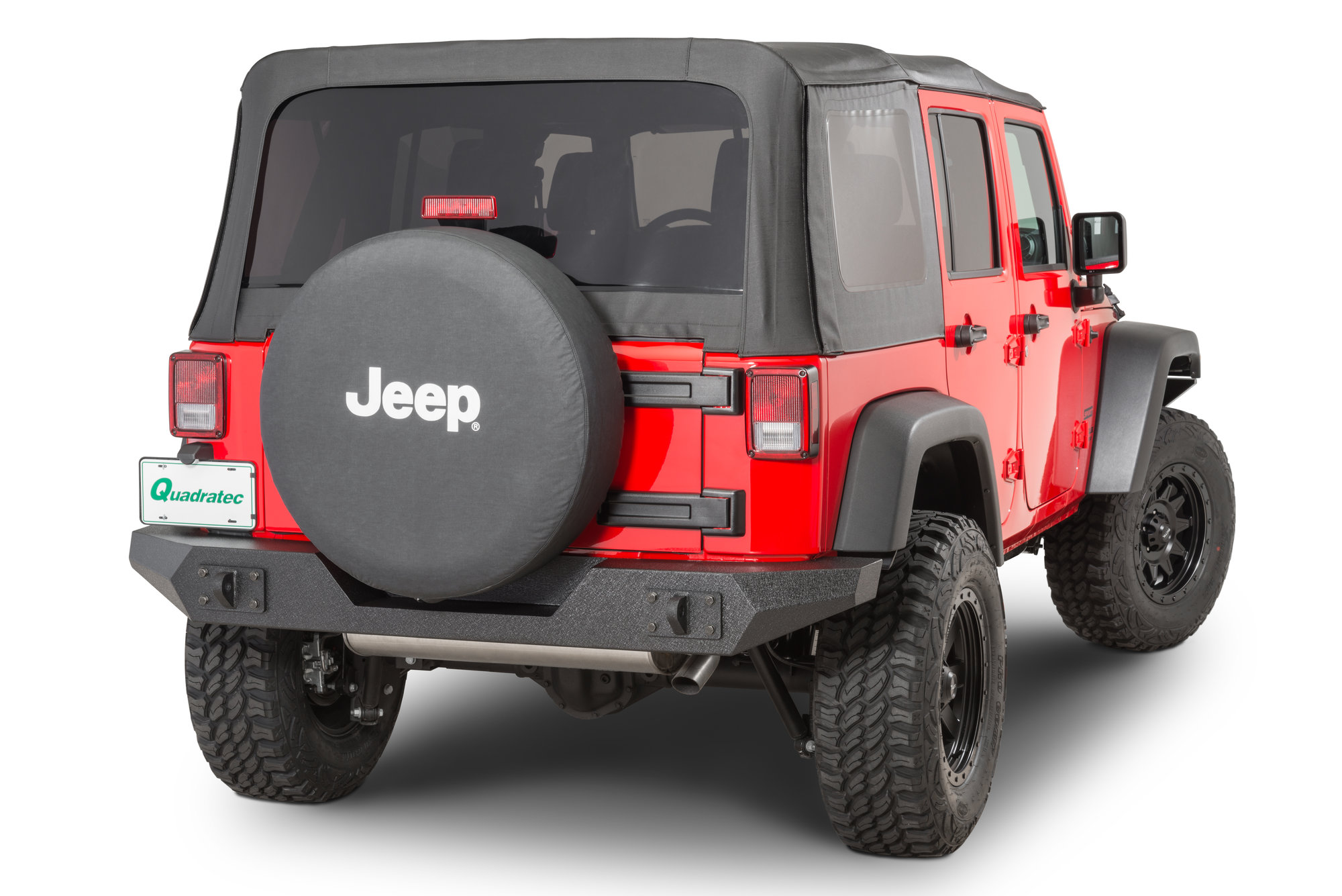 Rugged Ridge Spartan Full Width Rear Bumper for 07-18 Jeep Wrangler JK |  Quadratec