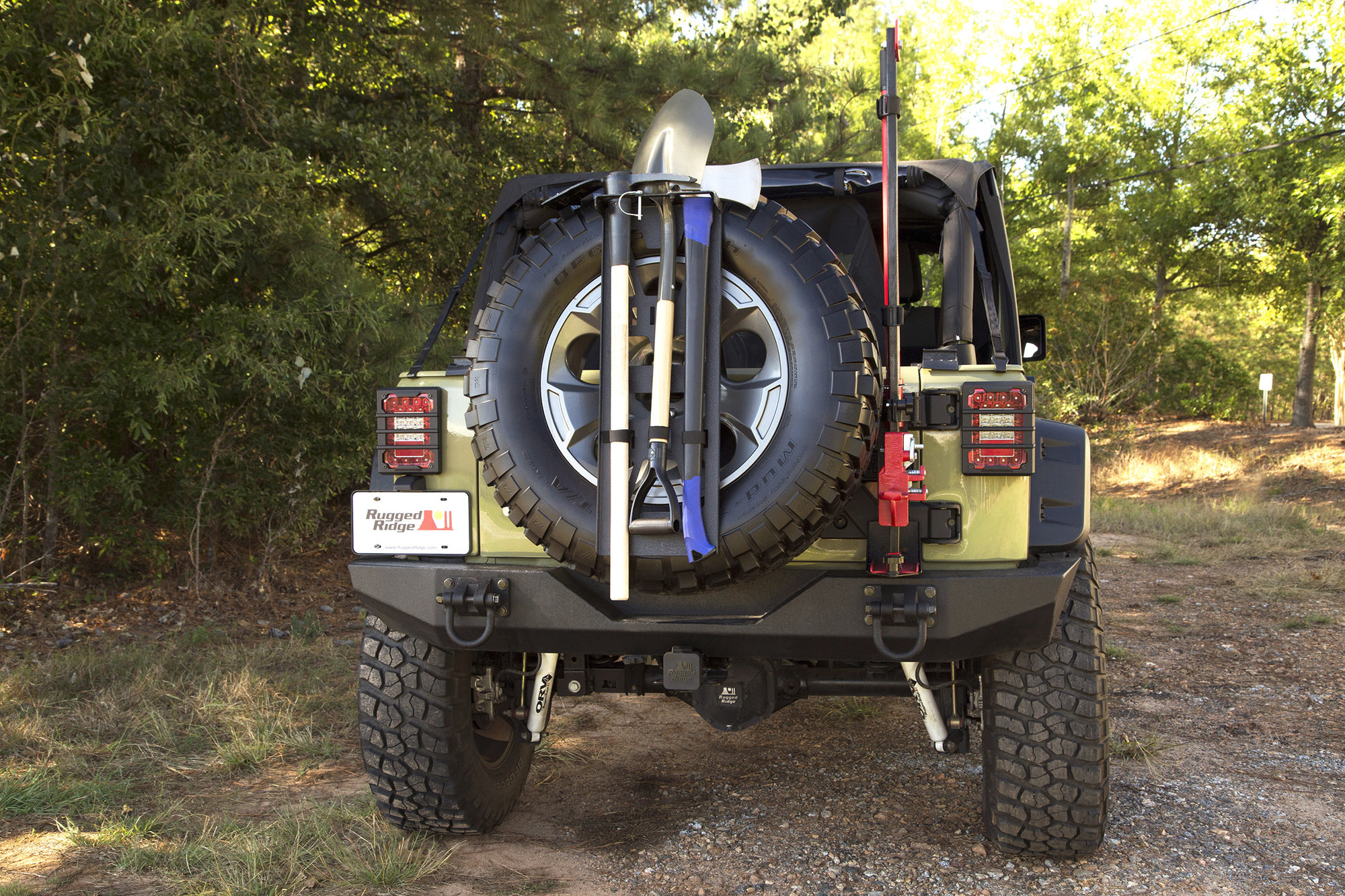 Jeep tj spare tire rack clearance