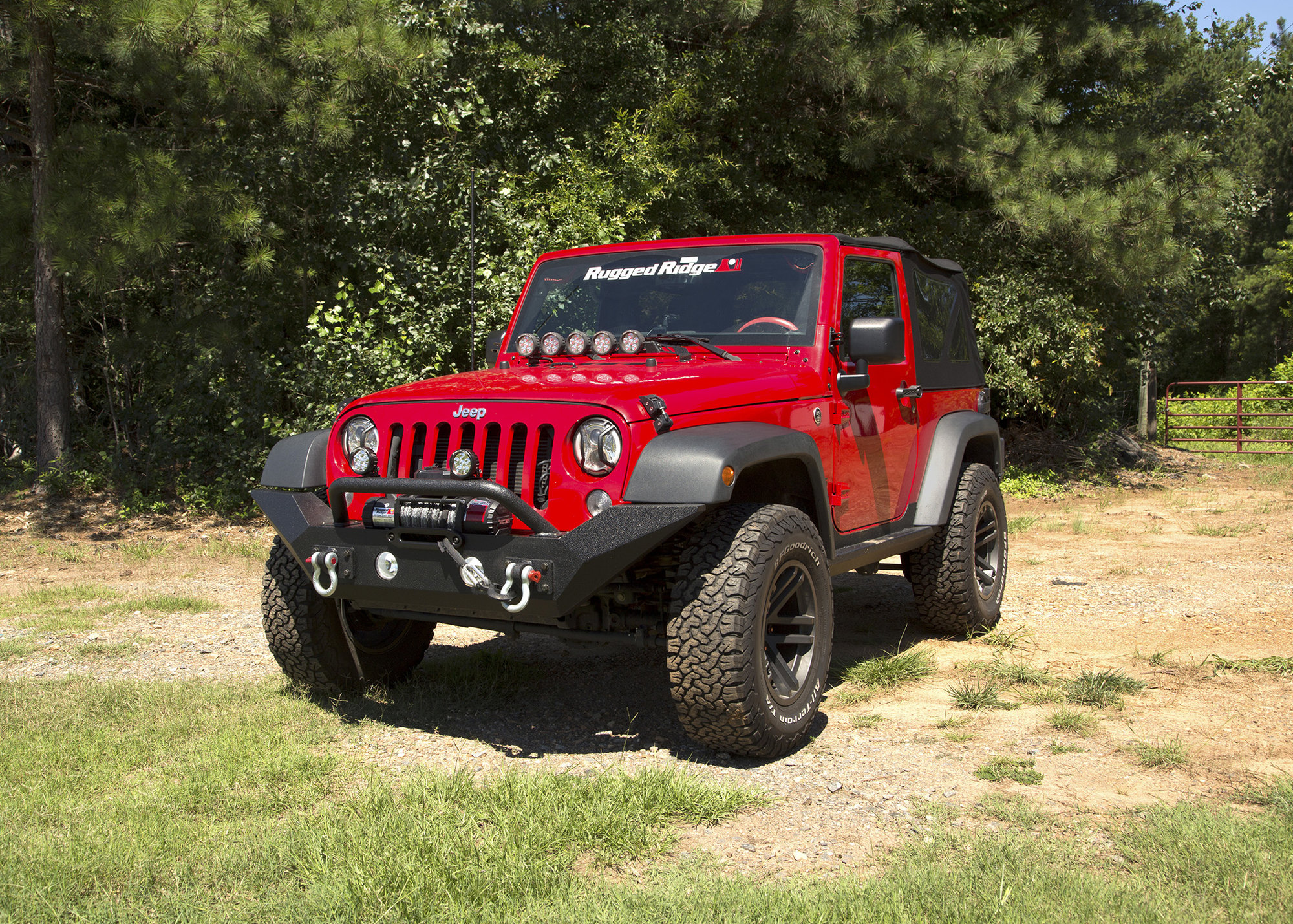 Rugged Ridge Spartan Front Bumper with High Clearance Ends & Overrider