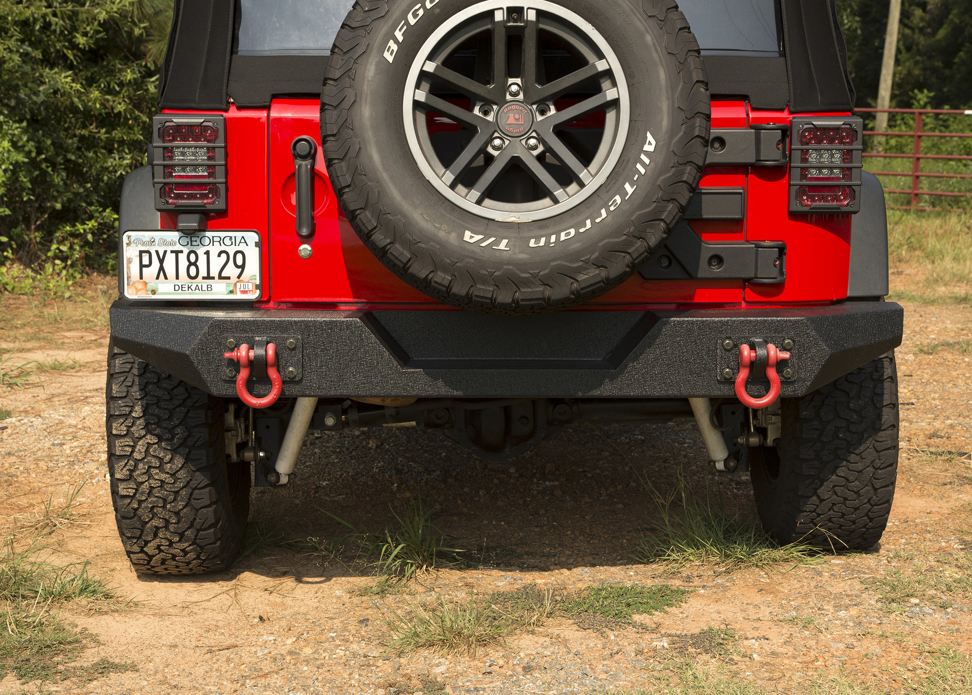 Rugged Ridge Spartan Full Width Rear Bumper for 0718 Jeep Wrangler JK