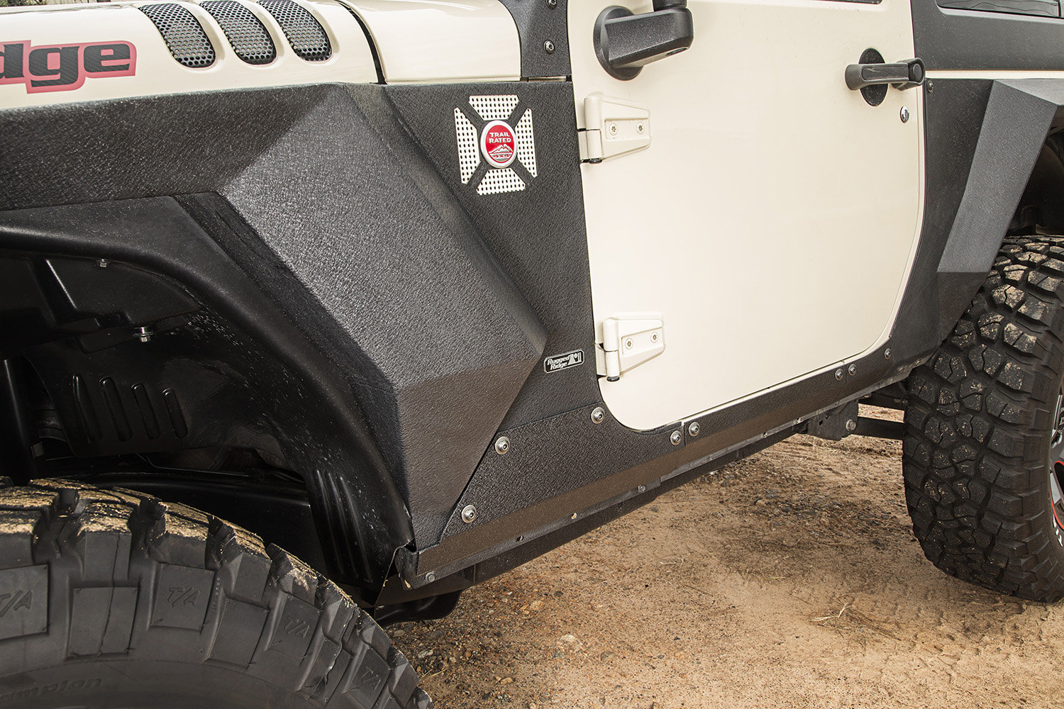 Rugged Ridge  Steel Body Armor Cladding for 07-18 Jeep Wrangler JK  2 Door | Quadratec