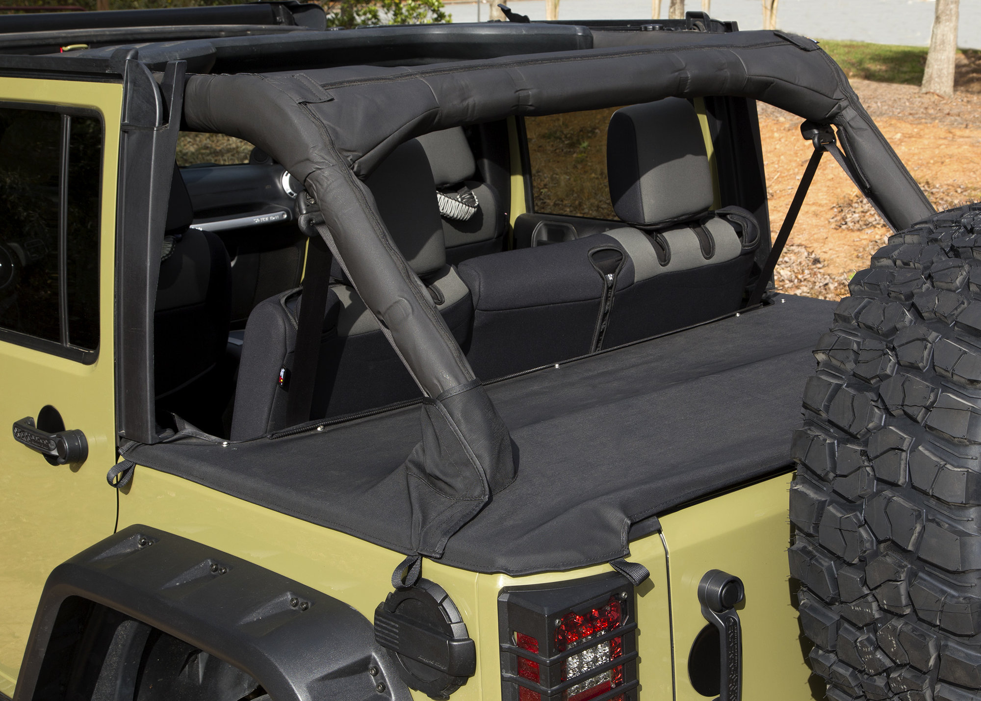 Trail Abdeckung Cab Cover grau Jeep Wrangler JK JL 4-Türer 07- Rugged Ridge  13318.10 Weather