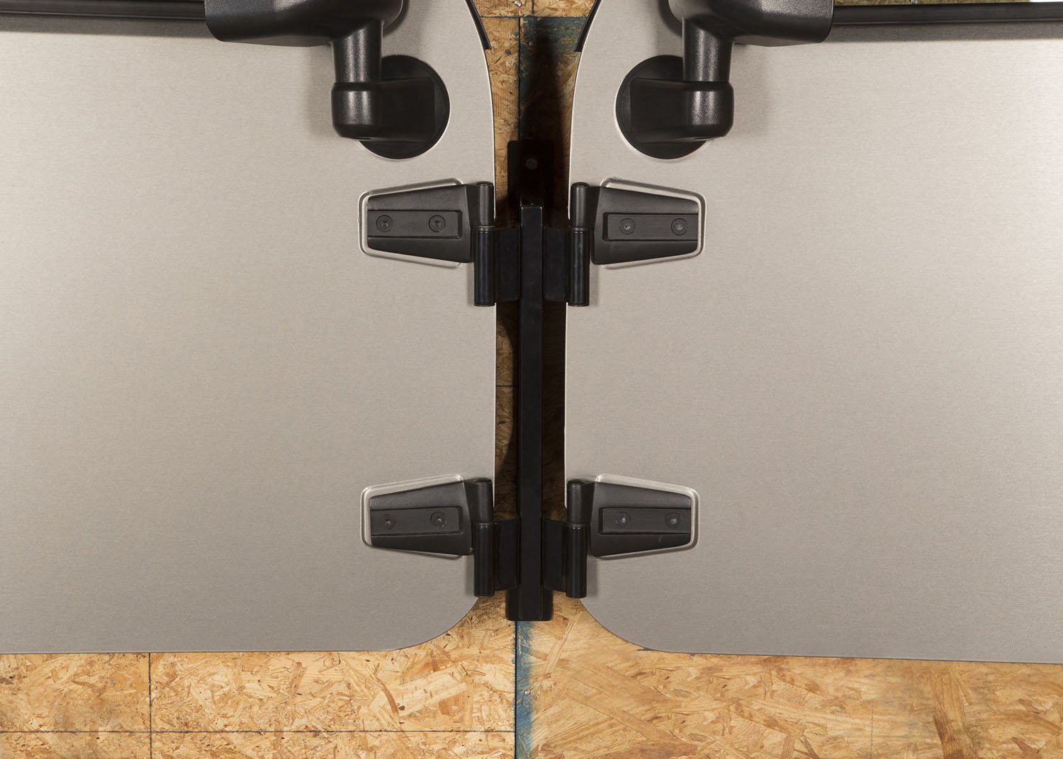 Xprite 4 Pack Steel Door Hanger Wall Mount for 56-21 Jeep Wrangler CJ JK JL JT