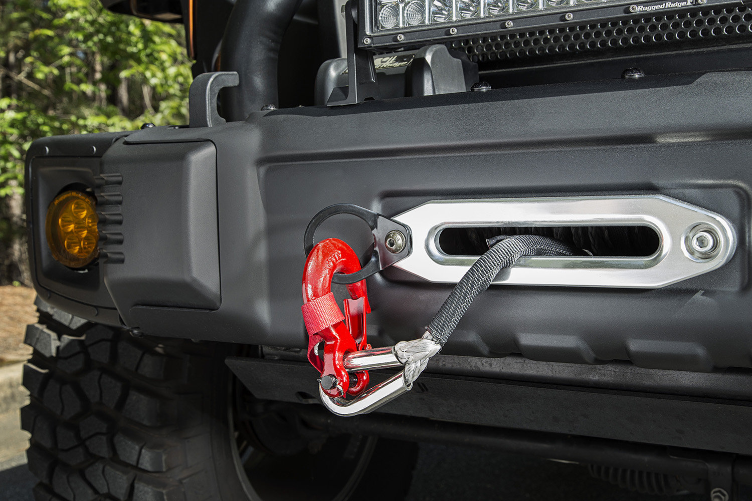 Rugged Ridge 15102 04 Winch Hook Holder Quadratec