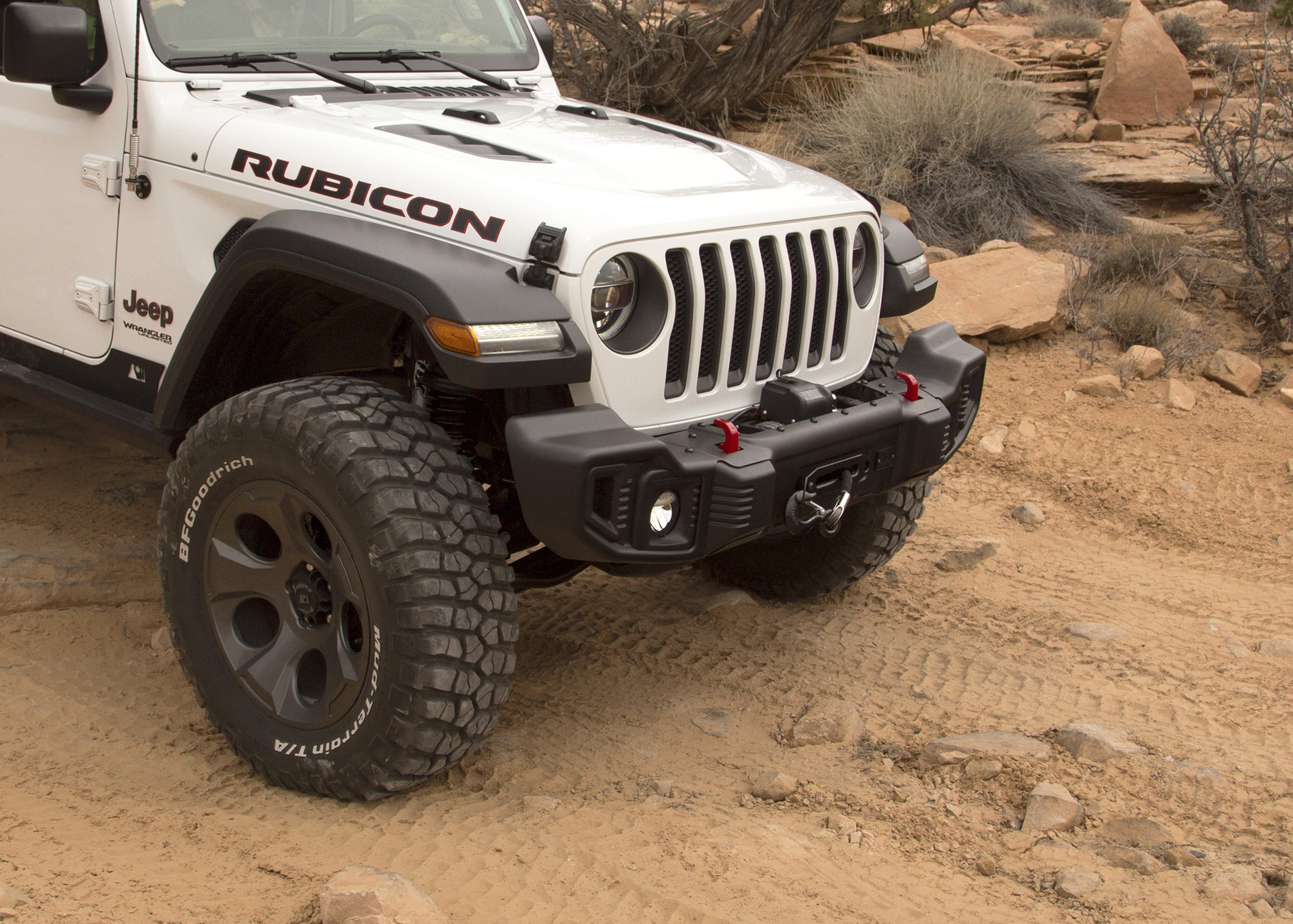 Rugged Ridge 11543 16 Winch Mount Plate For 18 19 Jeep