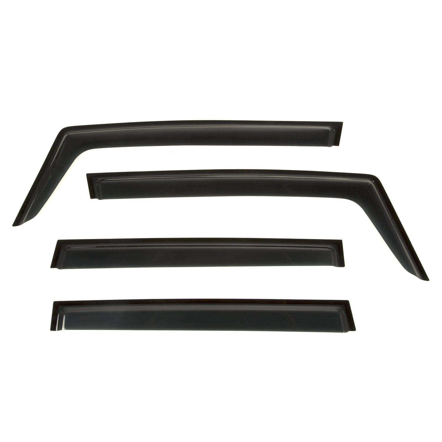 thumbnail interactive-video image 1 of Smoke Tint Door Vent Visors For 2015-2023 Jeep Renegade - 4 Piece Set, Adhesive Mount 1 of 13
