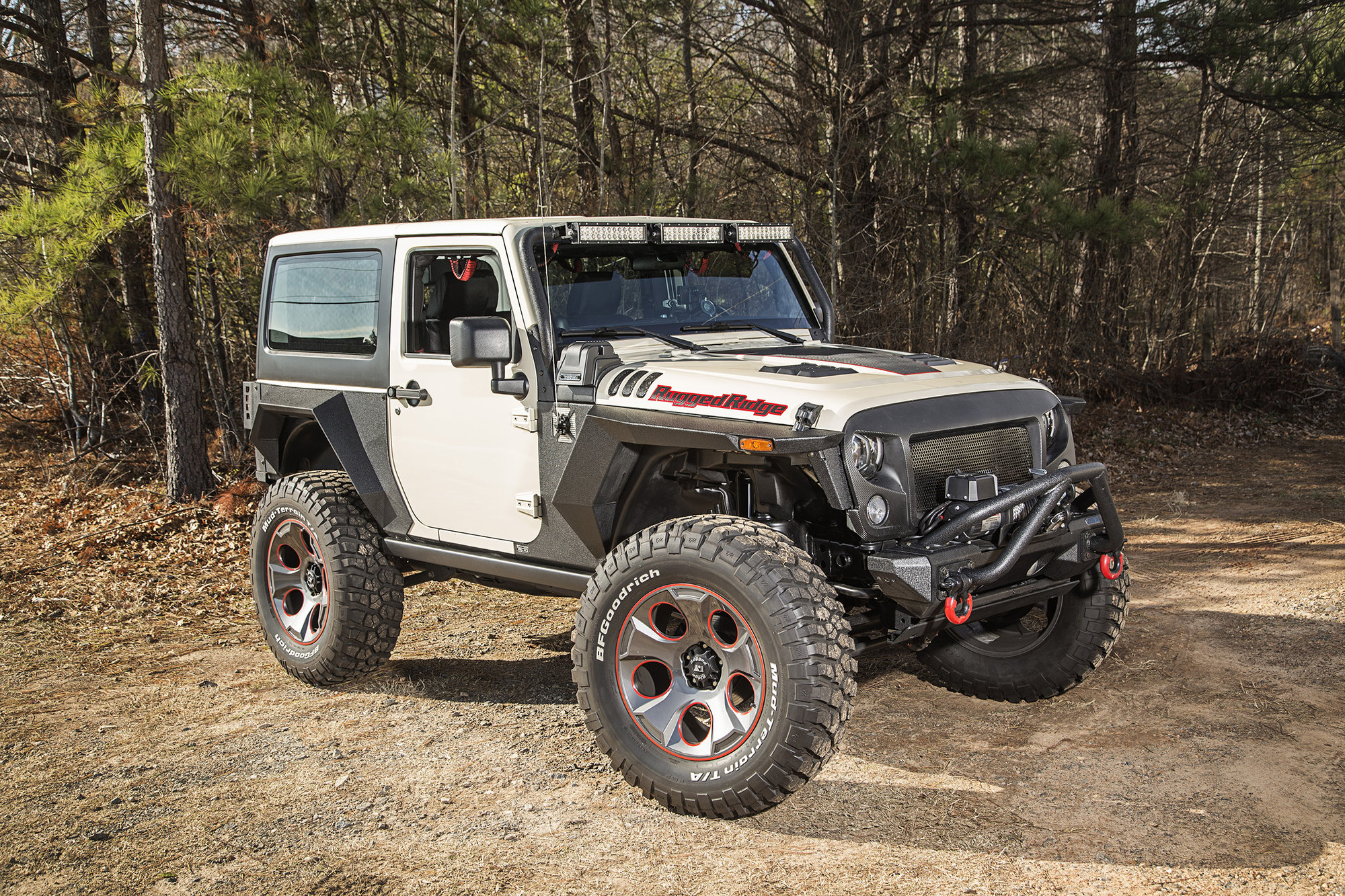 Rugged Ridge  XHD Armor Fenders & Liner Kit for 07-18 Jeep Wrangler  JK 2 Door | Quadratec