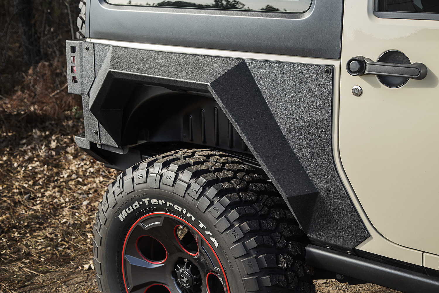 Rugged Ridge XHD Rear Armor Fenders for 07-18 Jeep Wrangler JK | Quadratec