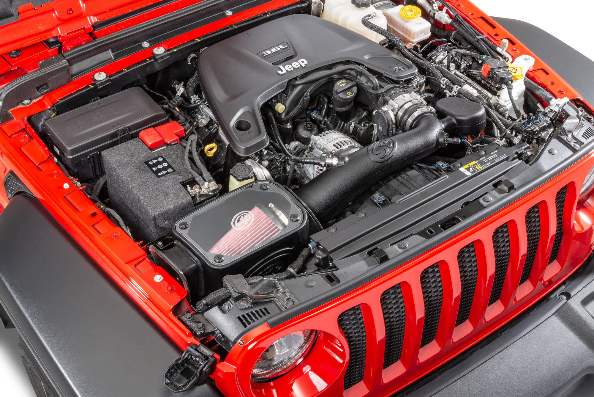 S&B Filters 75-5121 Cold Air Intake with Cotton Cleanable Filter for 18-21 Jeep Wrangler JL & Gladiator JT with 3.6L | Quadratec