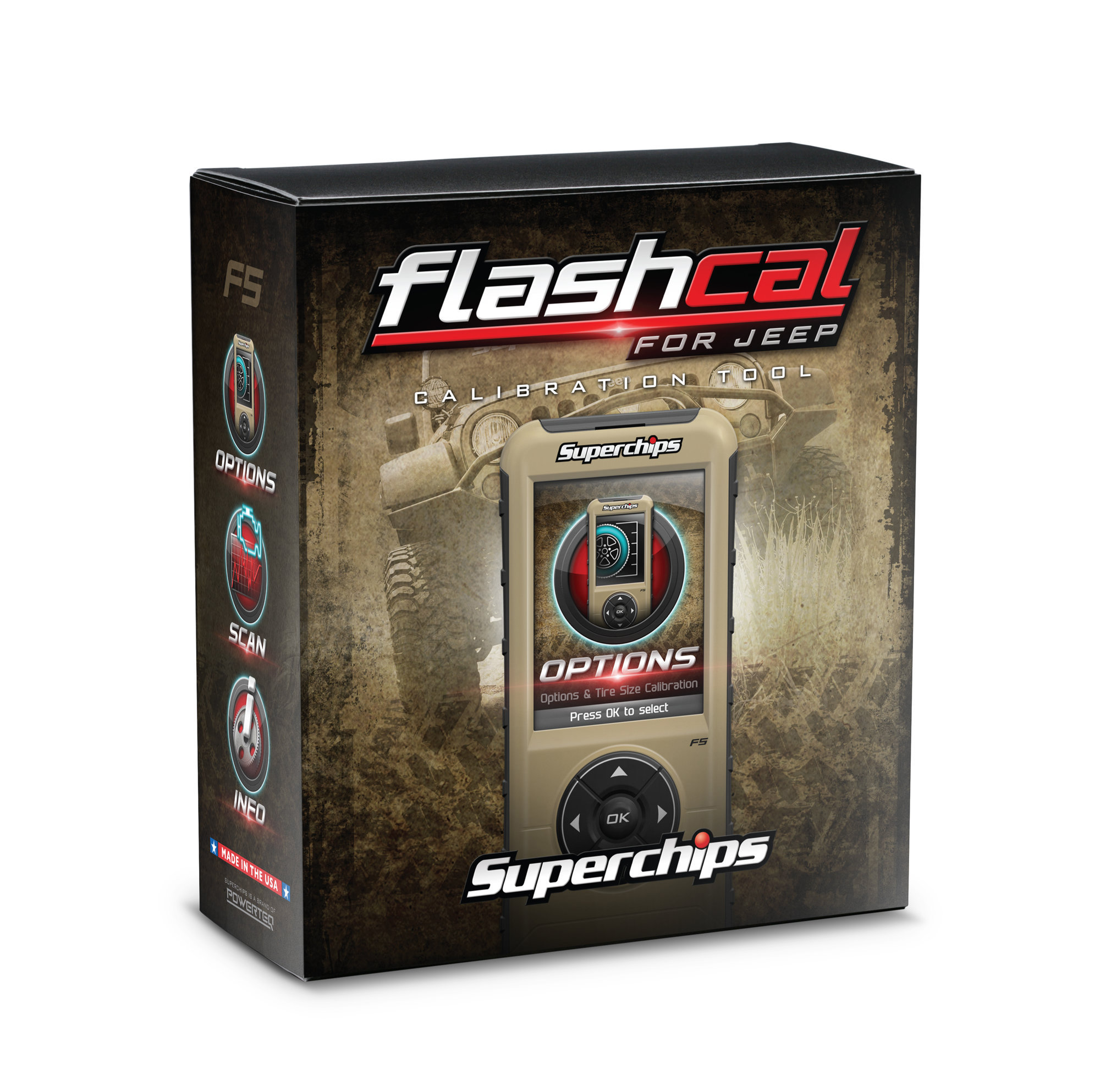 Superchips 3571-JL Flashcal Programmer for 18-22 Jeep Wrangler JL