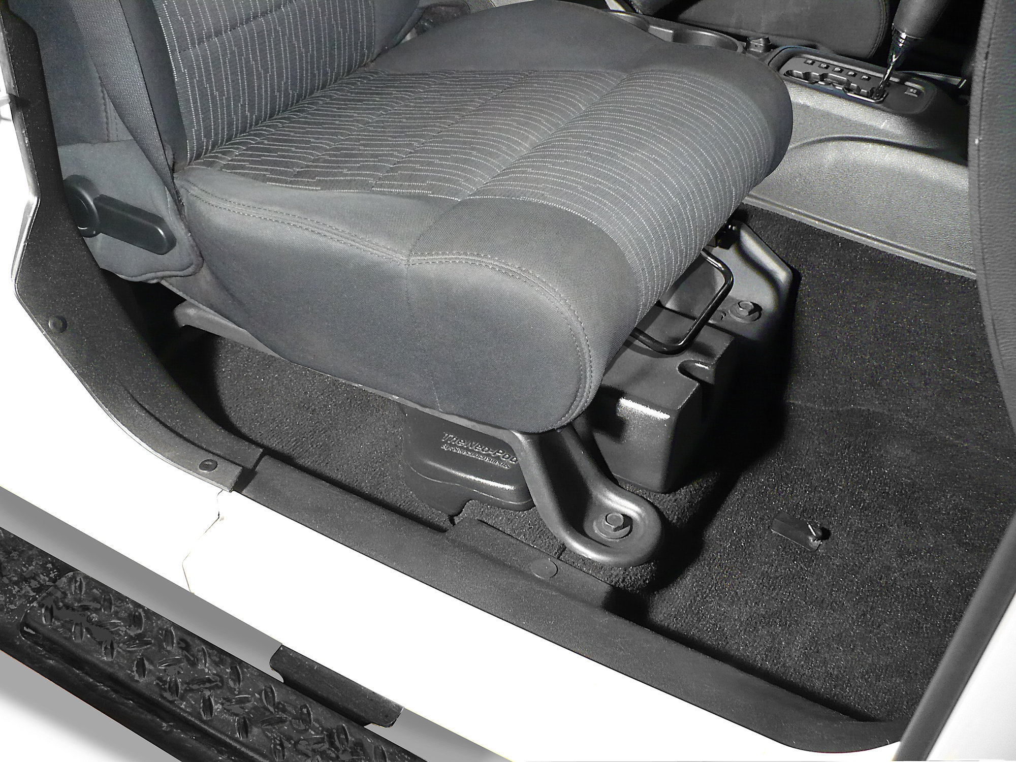 Select Increments 31649K Neo Pod Subwoofer Enclosure With Kicker 8 Subwoofer for 07 18 Jeep Wrangler Unlimited JK Quadratec