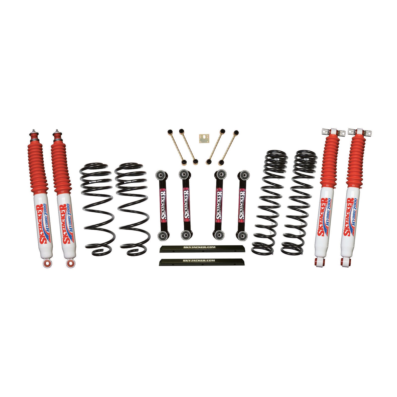 Skyjacker 4in Dual Rate Long Travel Lift Kit for 97-06 Jeep Wrangler TJ |  Quadratec