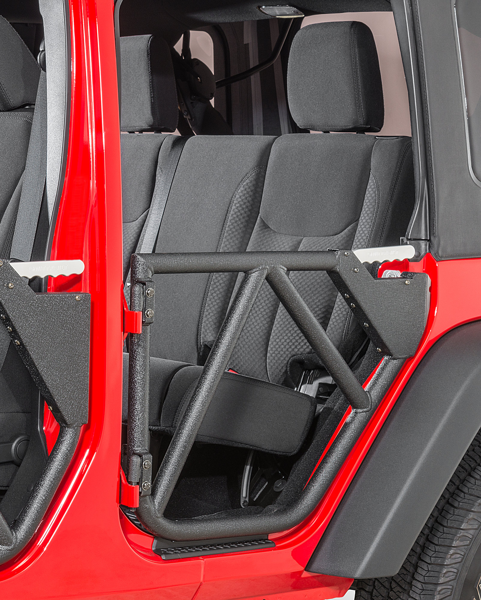 Amazon.com: Hooke Road Wrangler Half Doors Off Road Tube