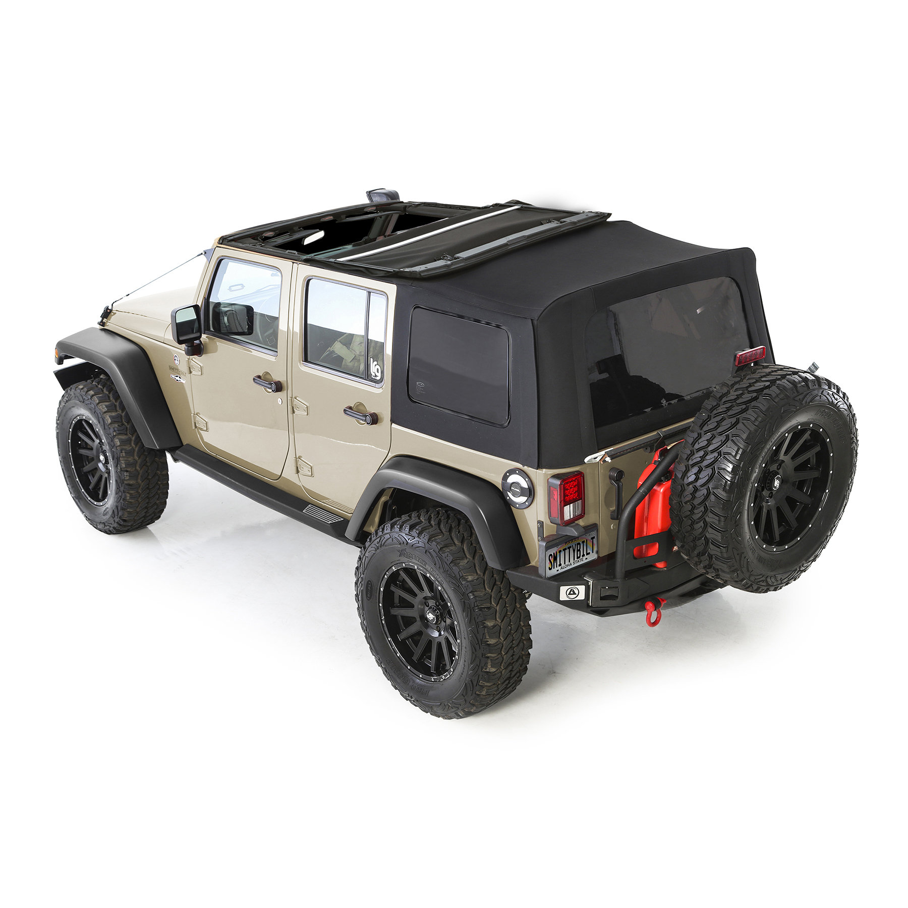 Jeep Wrangler Rubicon с палаткой