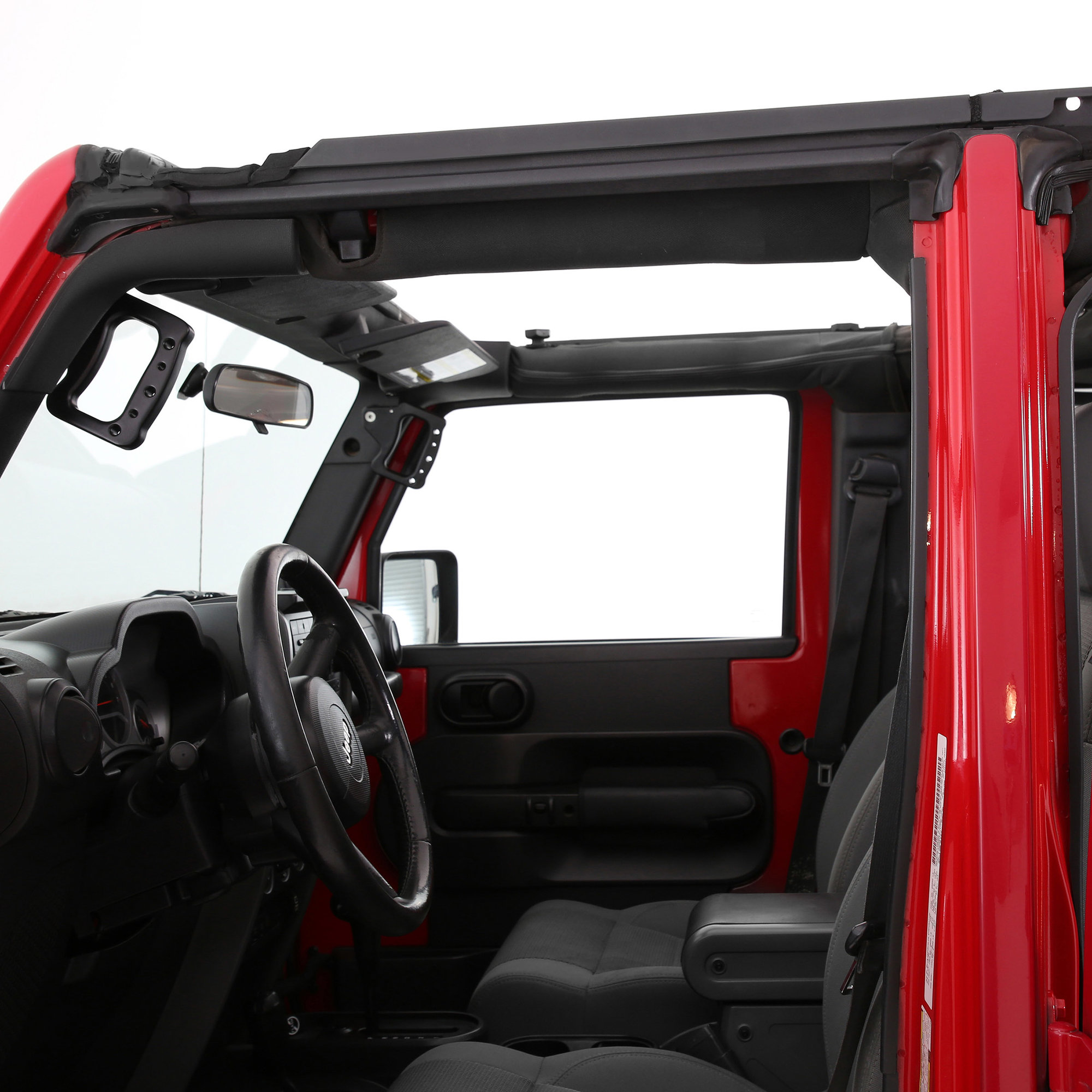 Smittybilt 91406 OE Style Door Surrounds for 07-18 Jeep Wrangler Unlimited  JK 4 Door | Quadratec