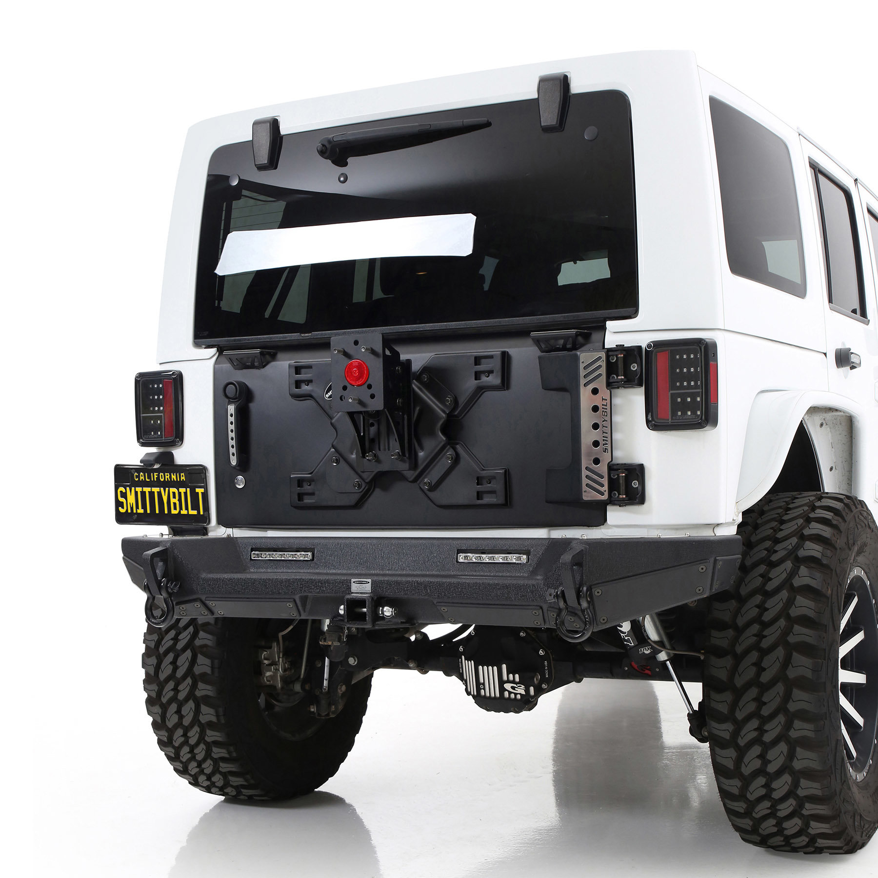 Smittybilt 76410 Xrc Tailgate With Tire Carrier For 07 18 Jeep Wrangler Jk Quadratec