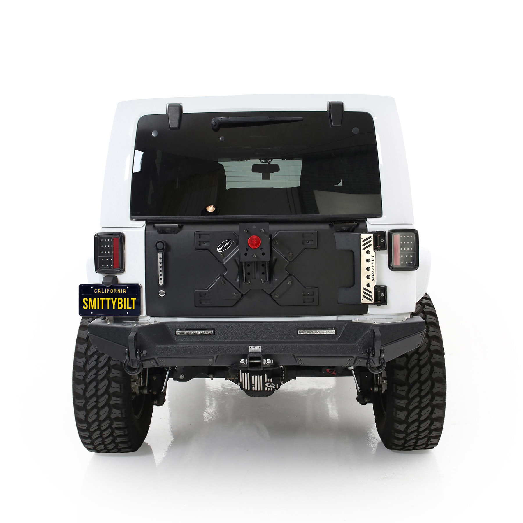 Smittybilt 76410 XRC Tailgate with Tire Carrier for 07-18 Jeep Wrangler JK  | Quadratec