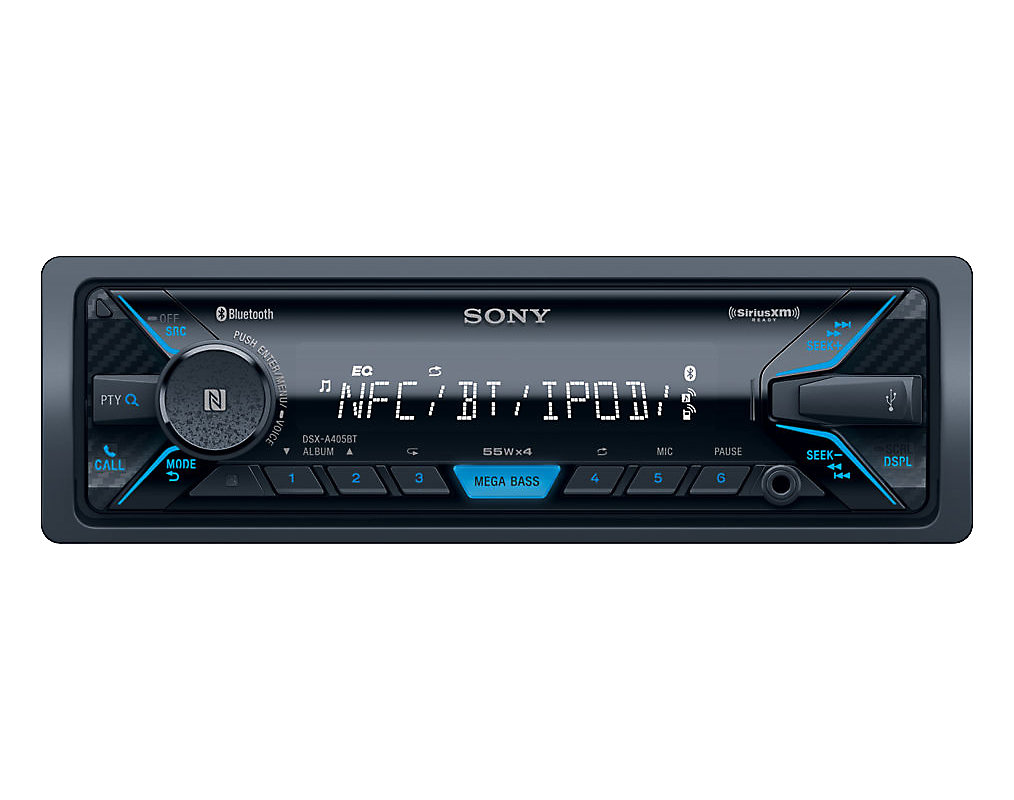 Sony DSXA415BT Stereo Receiver with Quadratec iVault for 0306 Jeep