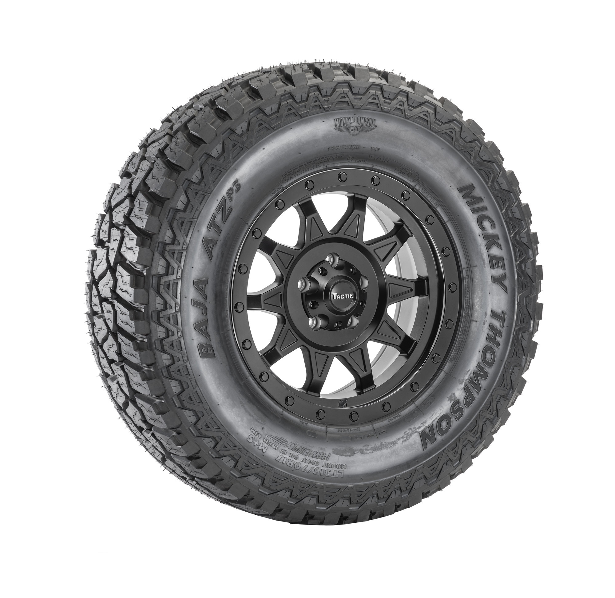 Tactik T 742 Series Wheel In Matte Black With Mickey