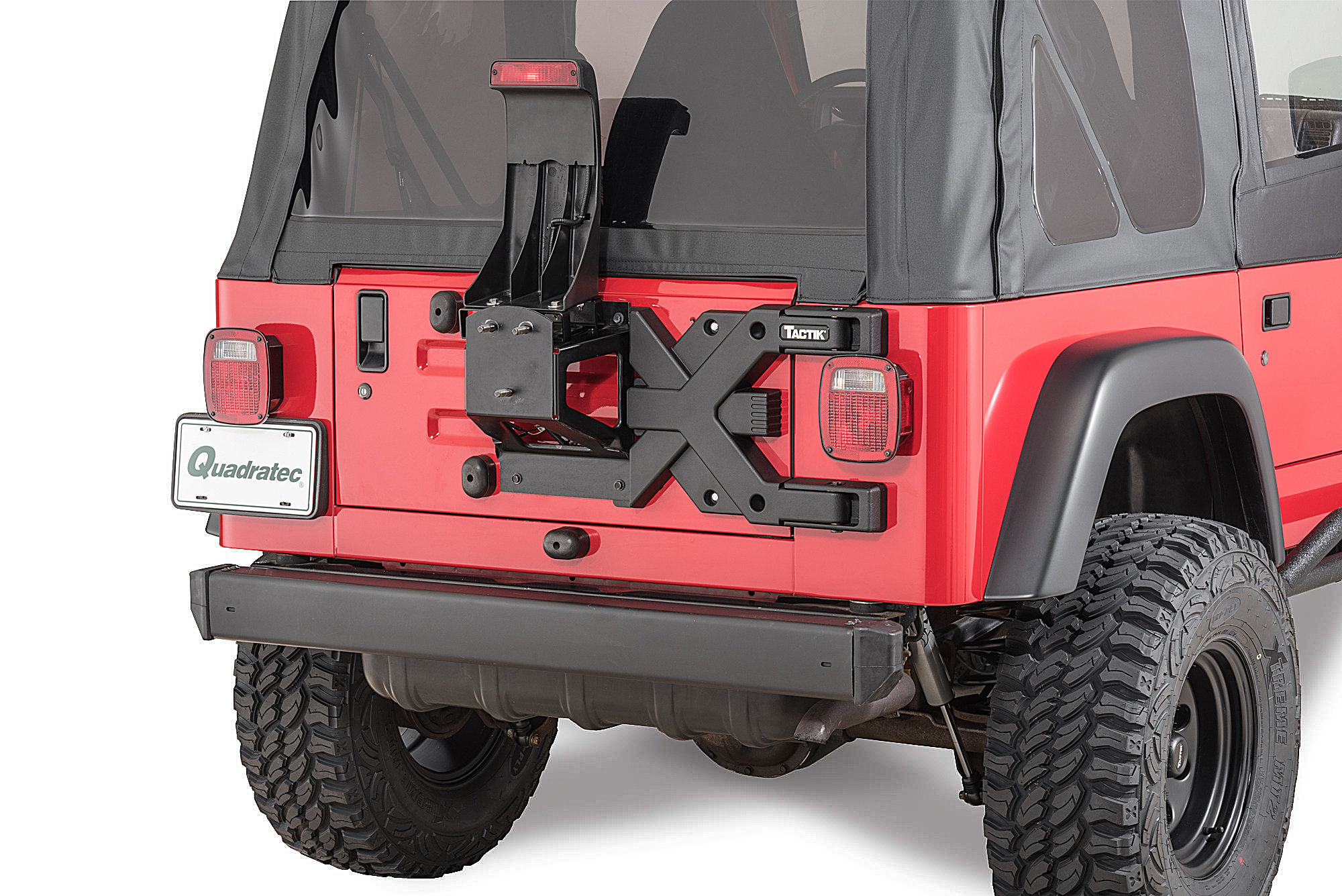 Tactik Hd Tailgate Hinge Reinforcement Kit For 97 06 Jeep Wrangler Tj