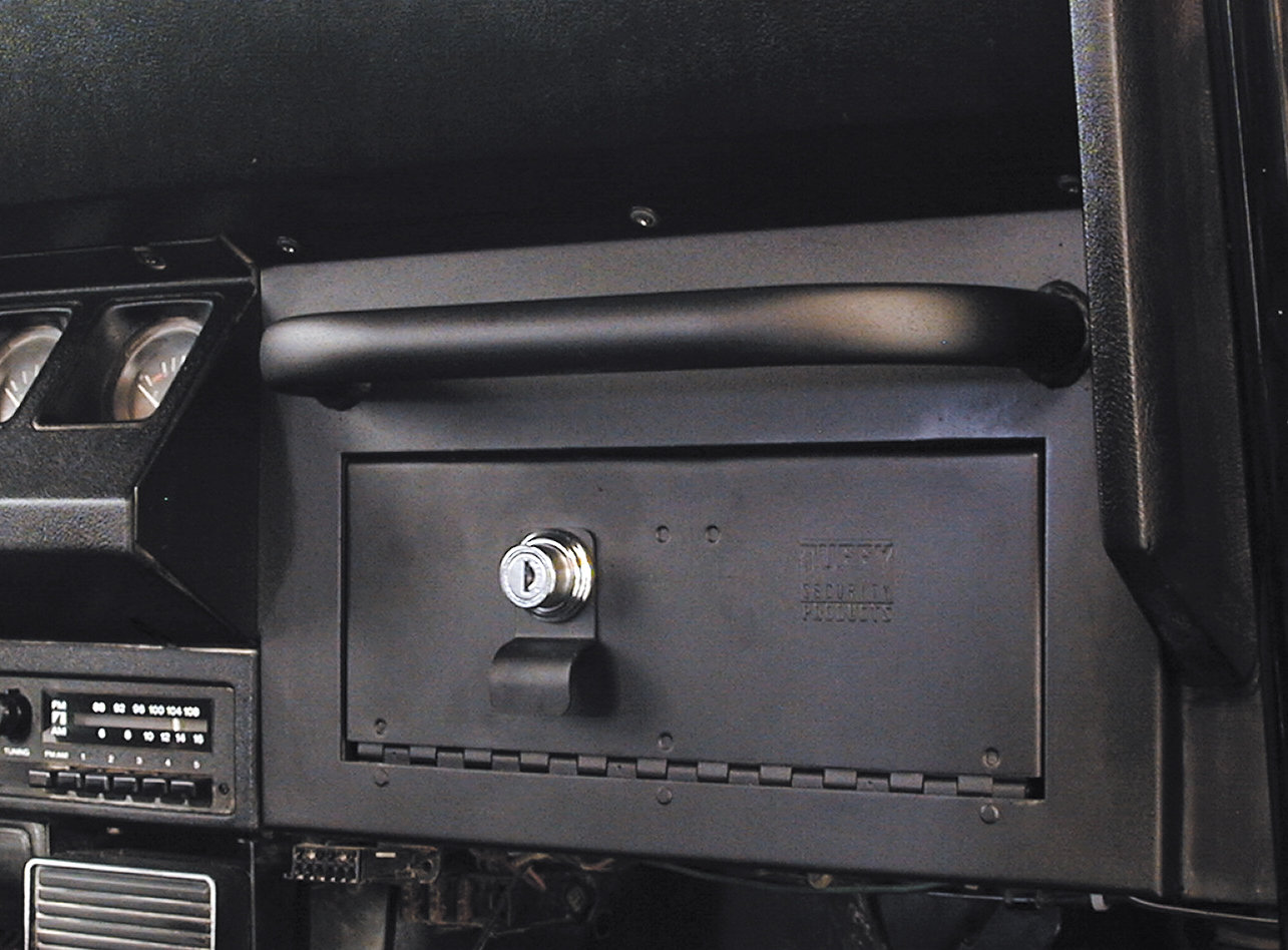 Tuffy 036-01 Secure Glove Box Safe in Black for 87-95 Jeep Wrangler YJ |  Quadratec
