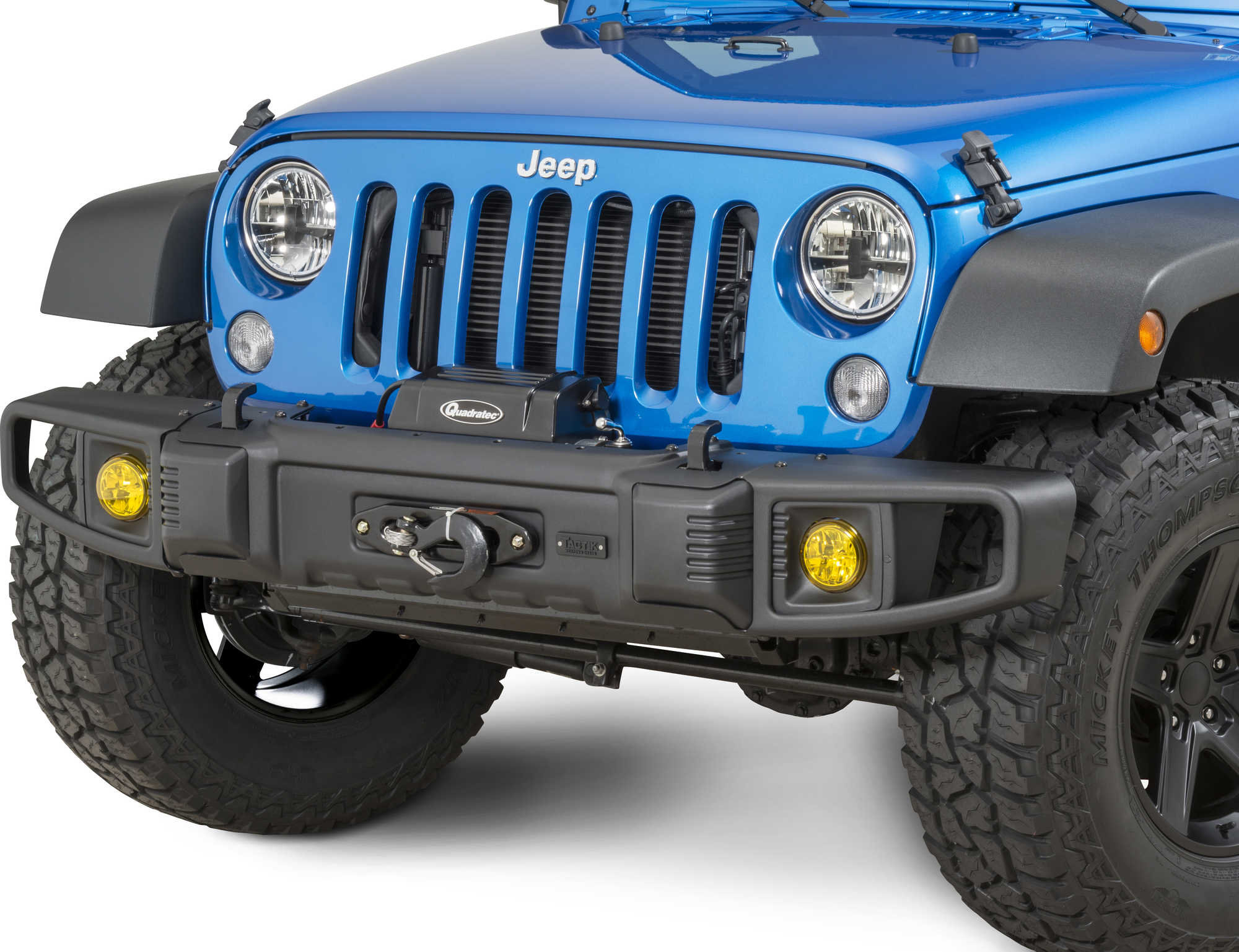 Tactik Front Amp Rear Bumper With Led Fog Lamps For 07 18