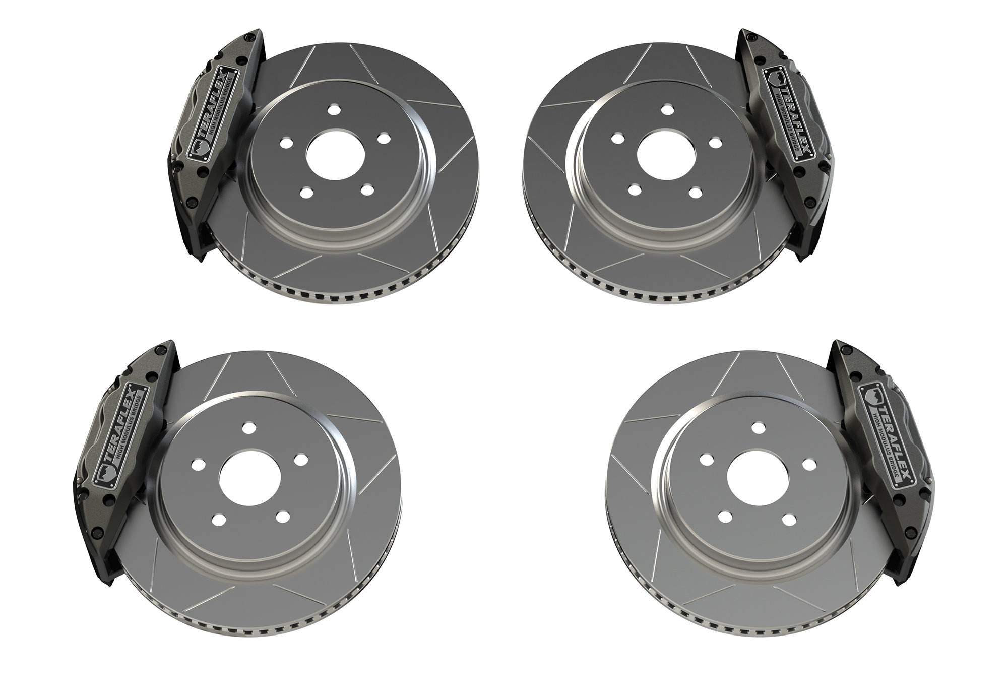 Teraflex Front & Rear Delta Brake Kit for 07-21 Jeep Wrangler JL & JK |  Quadratec