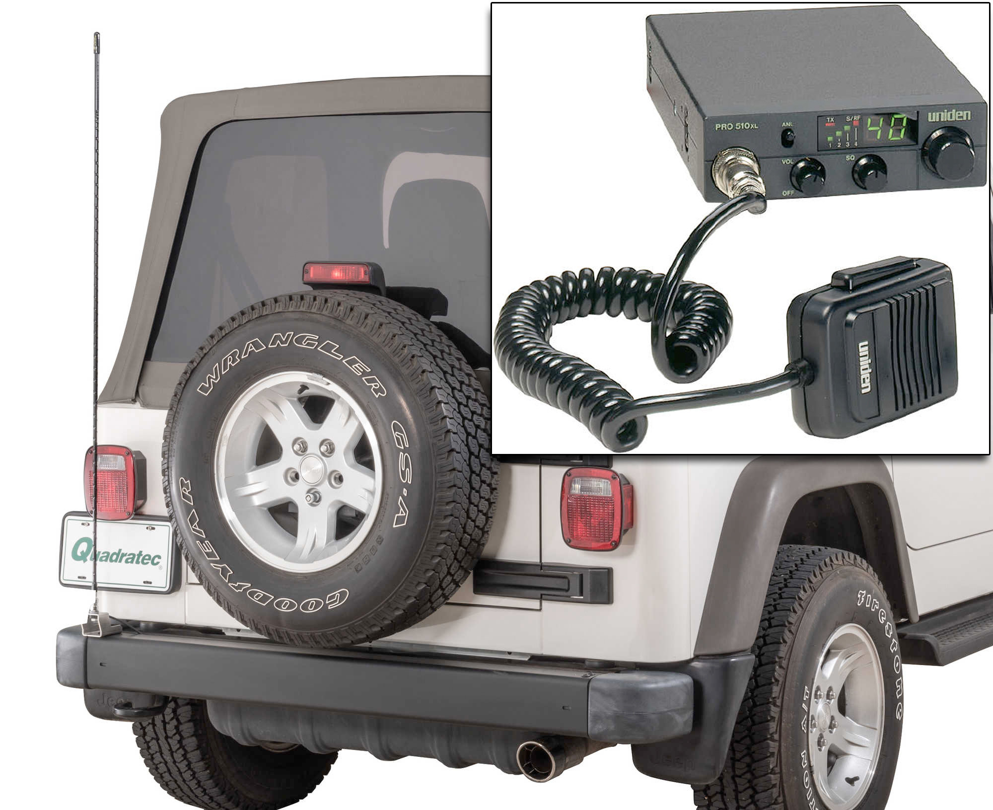 NEW 1997-2006 Jeep Wrangler TJ Radio Antenna Base CABLE AND BRACKET,OEM Mopar
