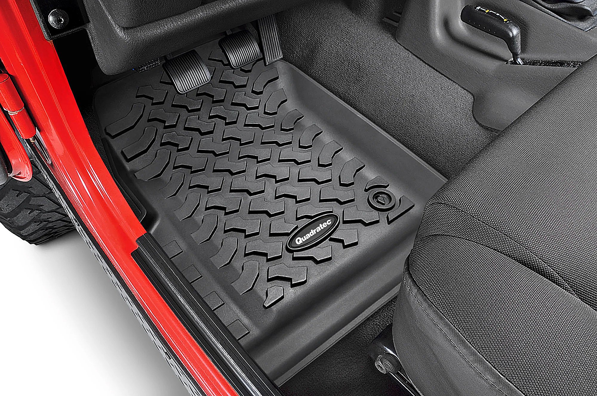 Quadratec Ultimate All Weather Floor Liners For 97 06 Jeep Wrangler Tj Unlimited