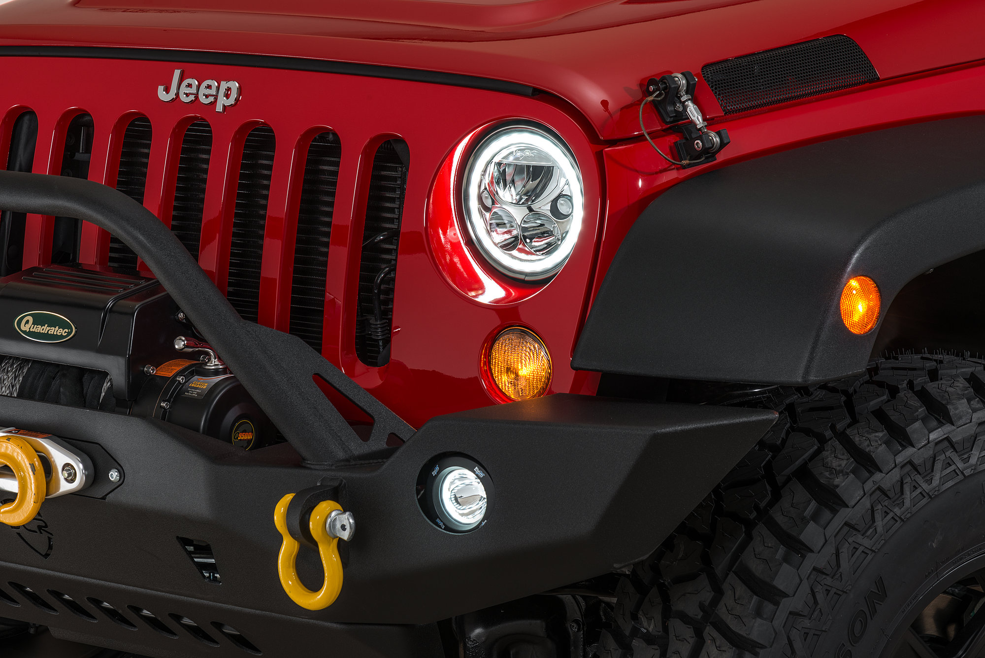 Vision X Vortex Halo LED Headlight Pair for 07-18 Jeep Wrangler JK |  Quadratec