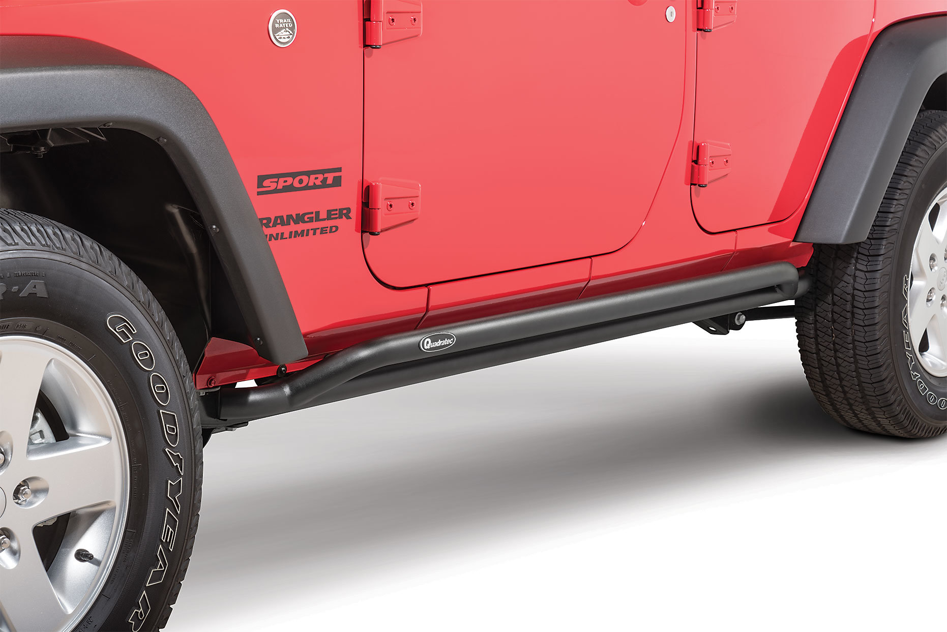 Quadratec QRC Rocker Guards for 07-18 jeep Wrangler Unlimited JK ...