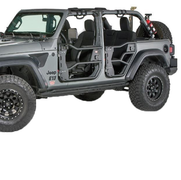 Warn 103102 Rear Tube Door Kit For 18 20 Jeep Wrangler Jl