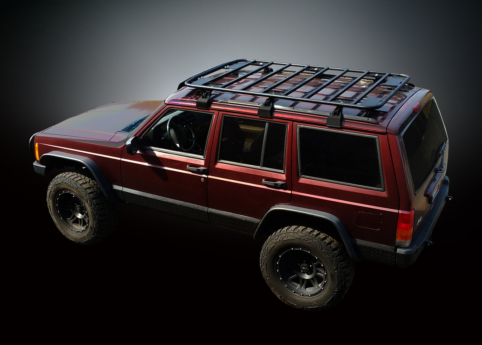 96 jeep cherokee online roof rack