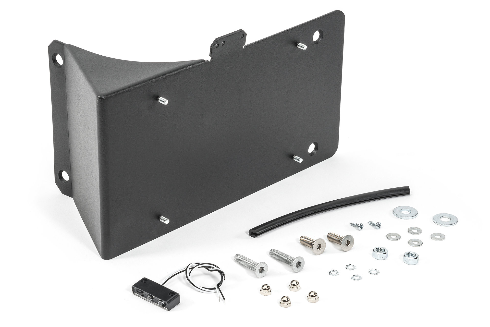 Warrior Products 1564 Side Mount License Plate Bracket with LED for 07-18 Jeep  Wrangler JK with LED Rear Corners | Quadratec
