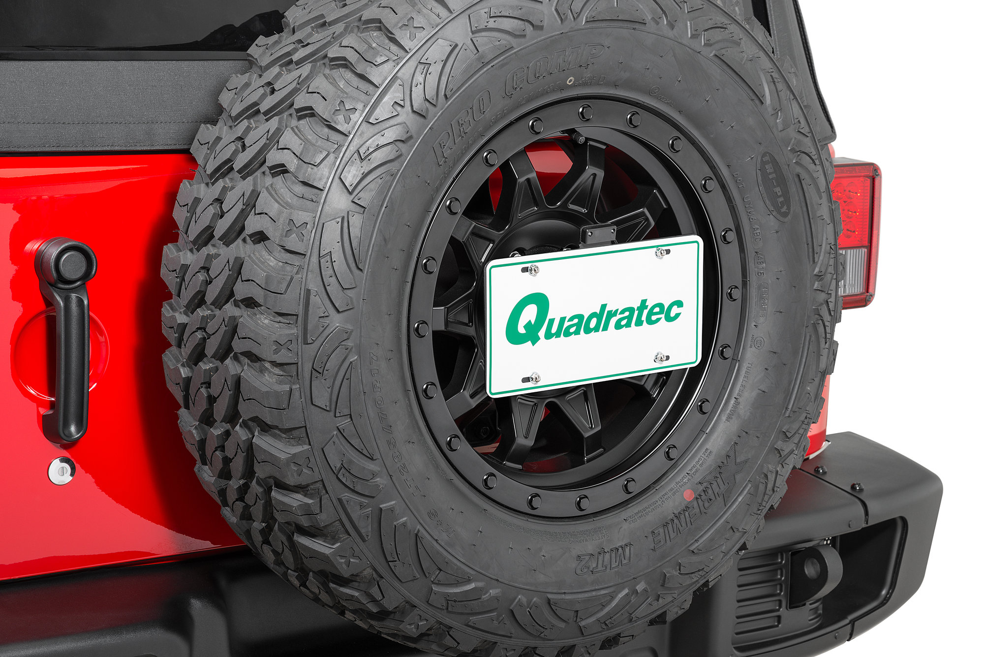 Warrior Products 2370 Spare Tire License Plate Mount Quadratec