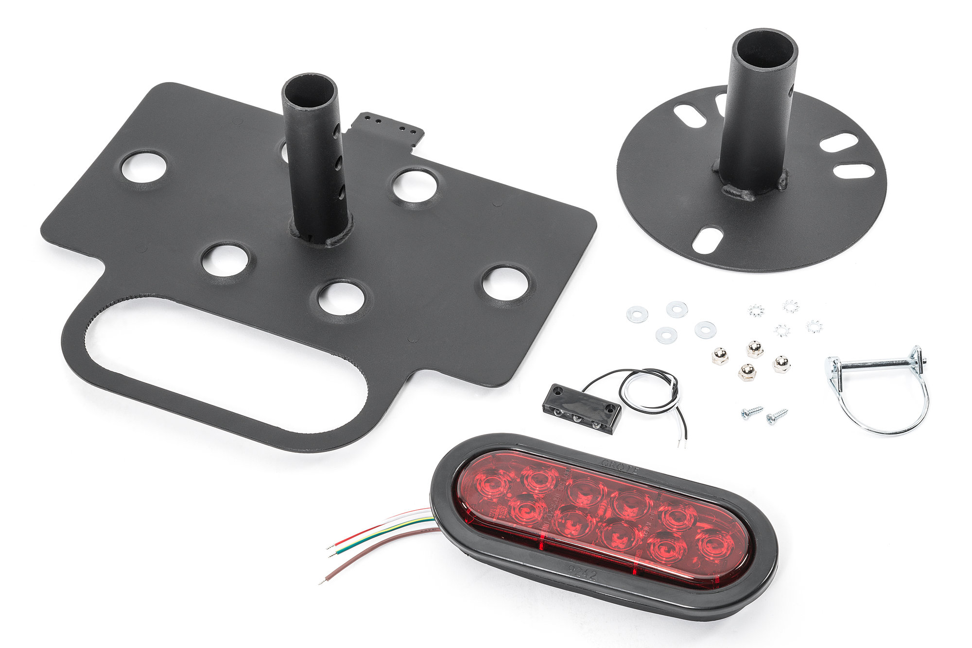 Warrior Products 2380 Spare Tire License Plate Mount With