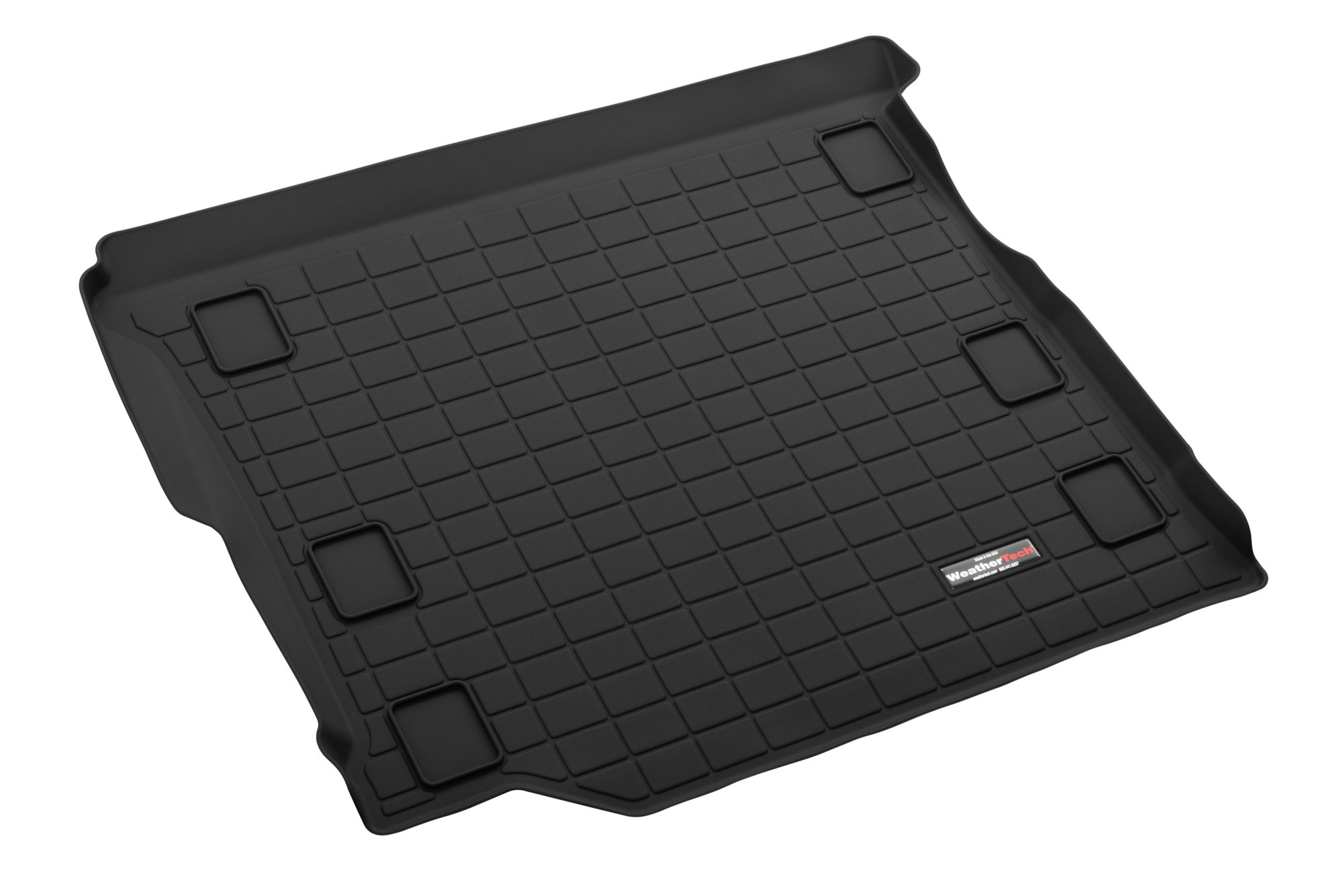 WeatherTech Rear Cargo Liner in Black for 18-21 Jeep Wrangler JL Unlimited  with Leather Seats Quadratec