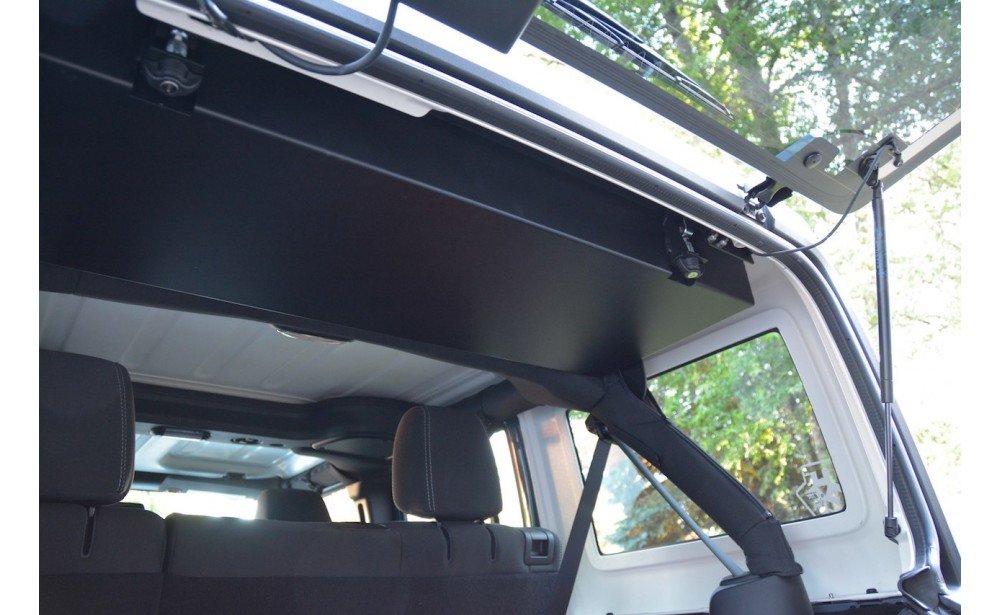 GraBars JKV-4 Concealed Rear Overhead Locking Storage Box for 07-18 Jeep  Wrangler Unlimited JK 4 Door | Quadratec