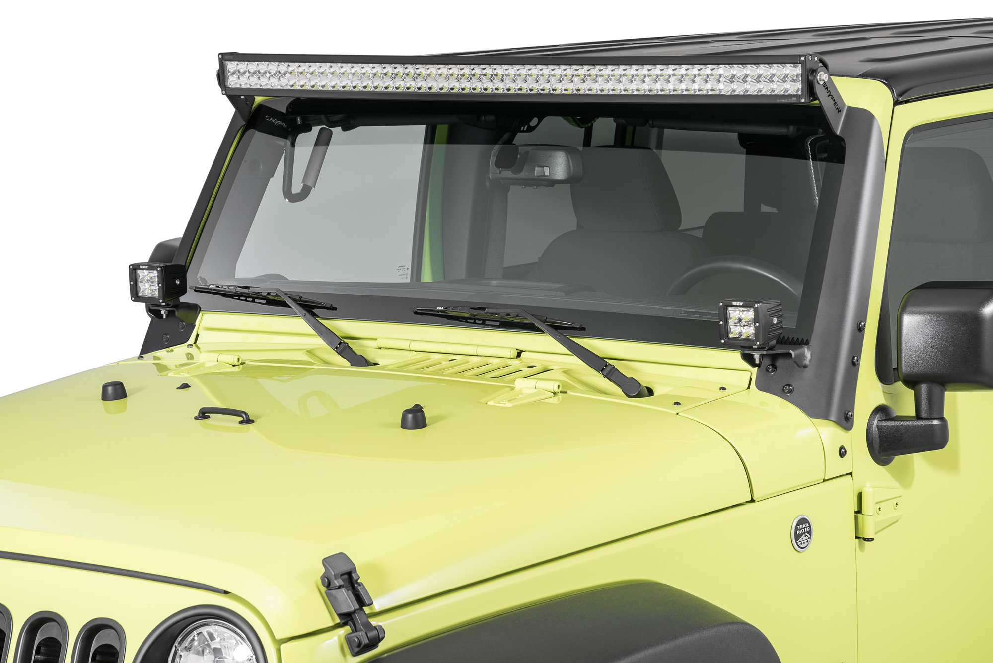 Westin 62 41035 Snyper Pillar Led Light Mounts For 07 18 Jeep Wrangler Jk Quadratec