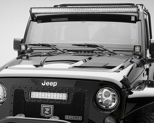 thumbnail image 2 of DYSO 52" LED Light Bar & 3" LED Pods Kit For Jeep Wrangler JL 2018-2024 2 of 5