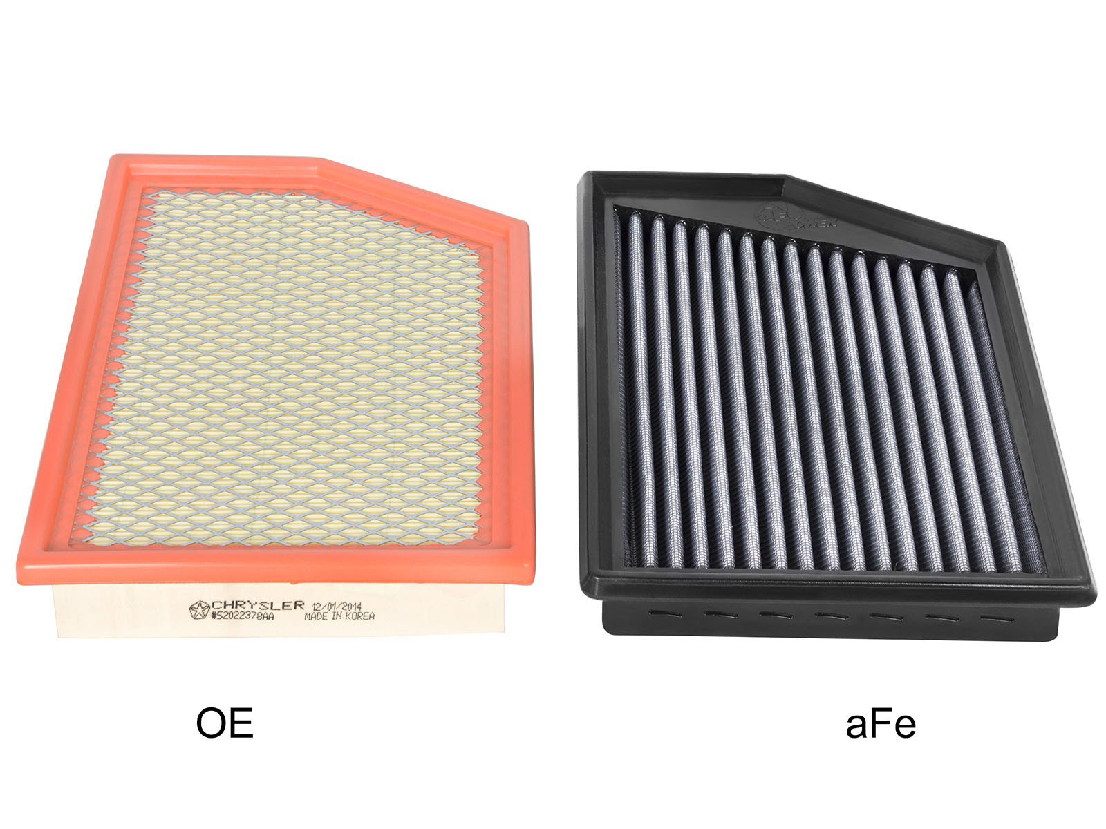 aFe Power 3110249 Pro Dry S Air Filter for 1416 Jeep Cherokee KL with