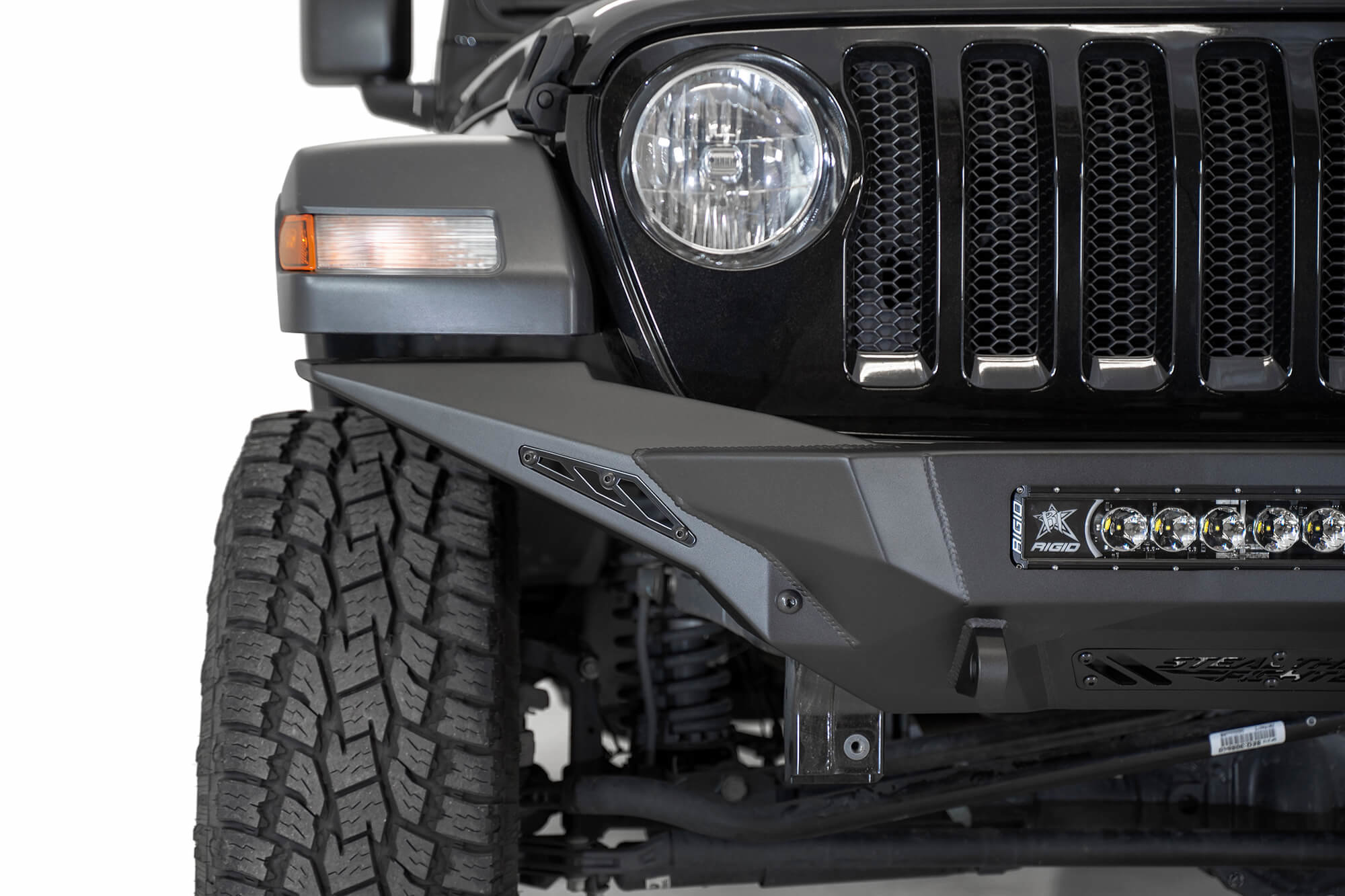ADD Offroad Stealth Fighter Full Length Front Bumper for 18-21 Jeep Wrangler JL & Gladiator JT | Quadratec ADD Offroad Stealth Fighter Full Length Front Bumper for 18-21 Jeep Wrangler JL & Gladiator JT | Quadratec