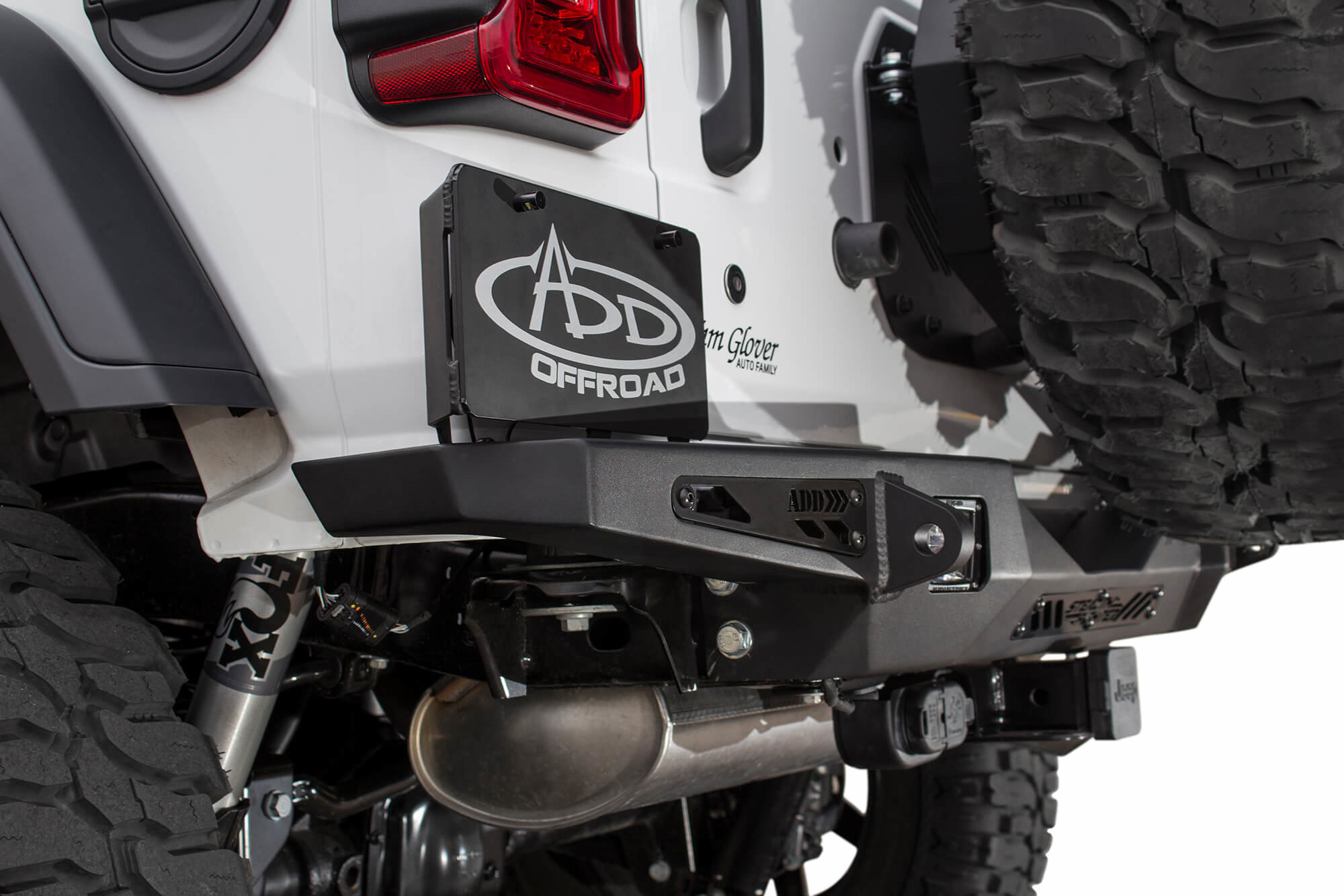jeep gladiator front license plate bracket