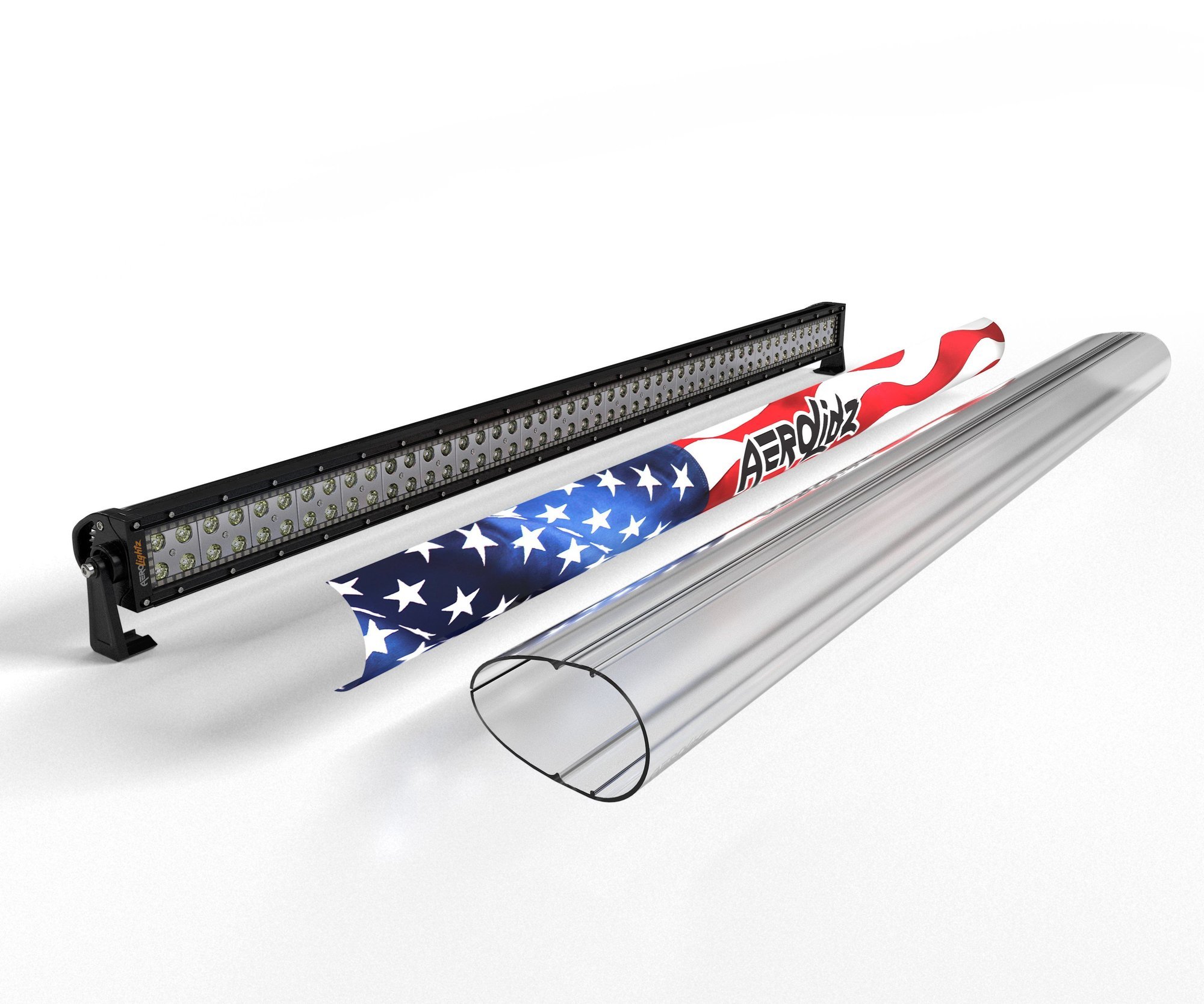 Aerolidz 52 Rgb Chasing Led Light Bar Cover And Insert Combo Quadratec