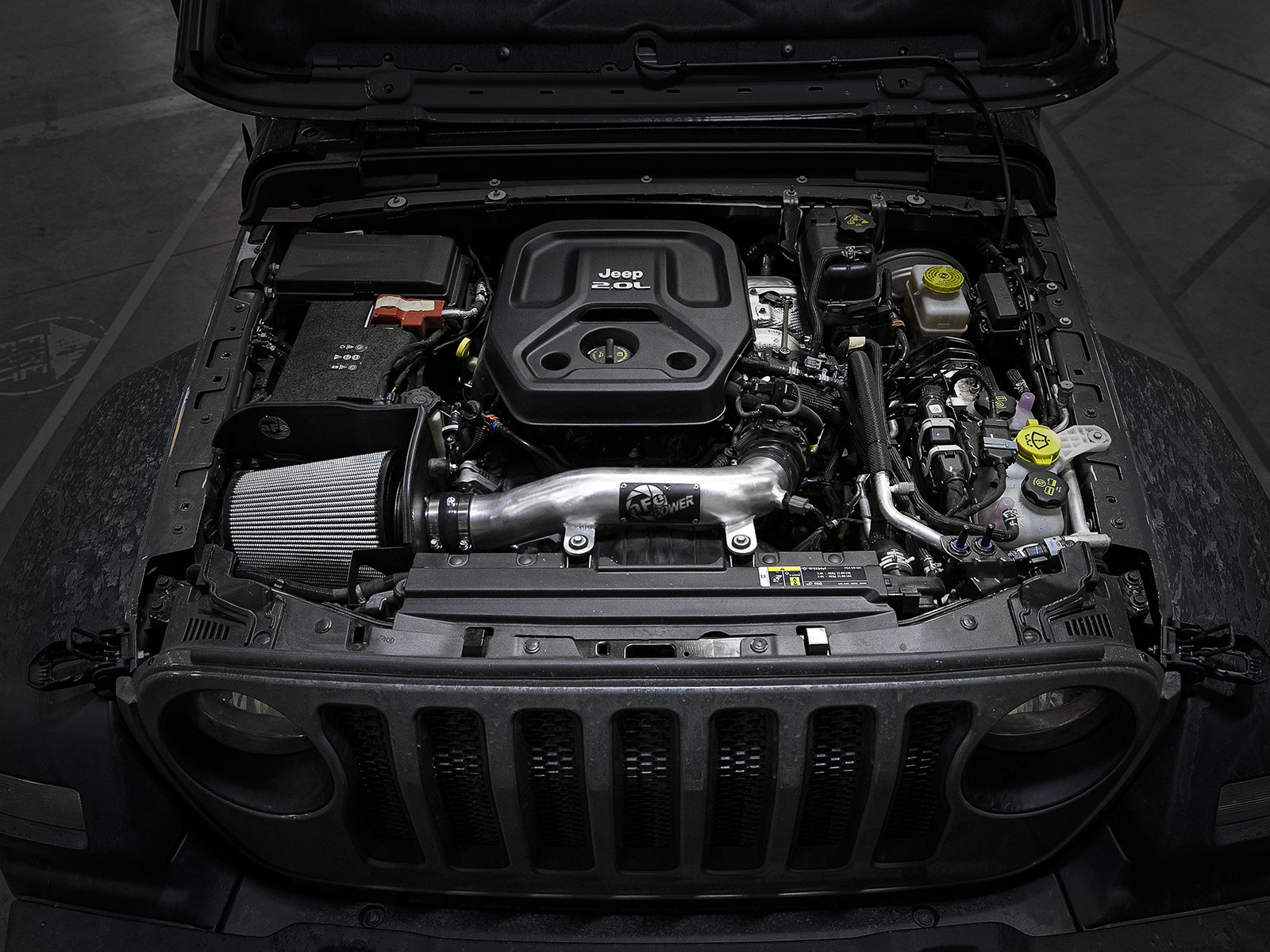 aFe Power Magnum Force Stage 2 Cold Air Intake System in Brushed