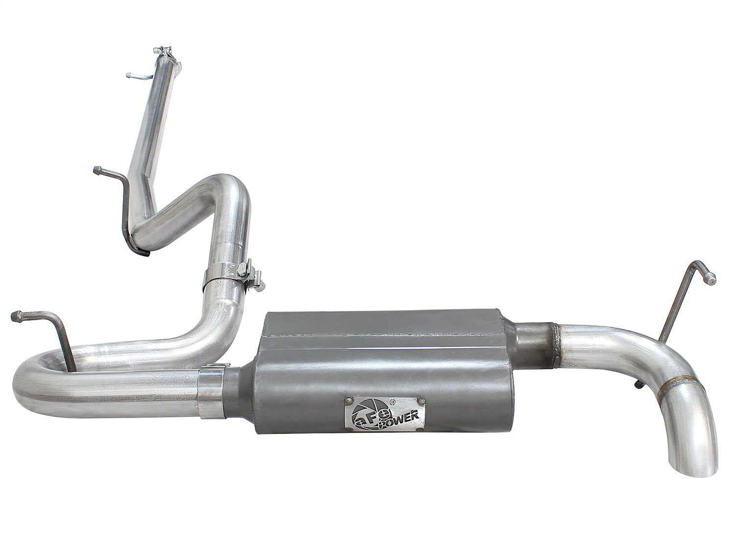 aFe 2.5in Aluminized Steel Cat-Back Hi-Tuck Exhaust | Jeep Wrangler JK 3.6/3.8 (07-18) (49-08055)
