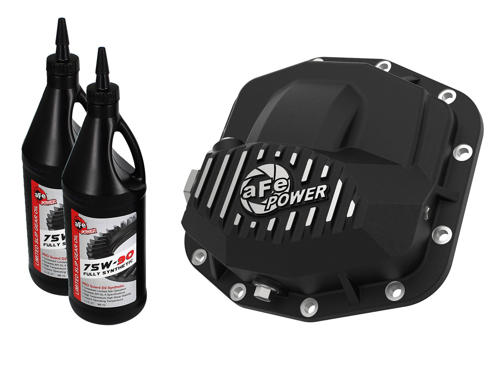 aFe Power 46-71031B Front Differential Cover in Black Finish w/ Gear Oil  for 18-20 Jeep Wrangler JL & Gladiator JT with Dana 44 Rubicon Front Axle |  Quadratec